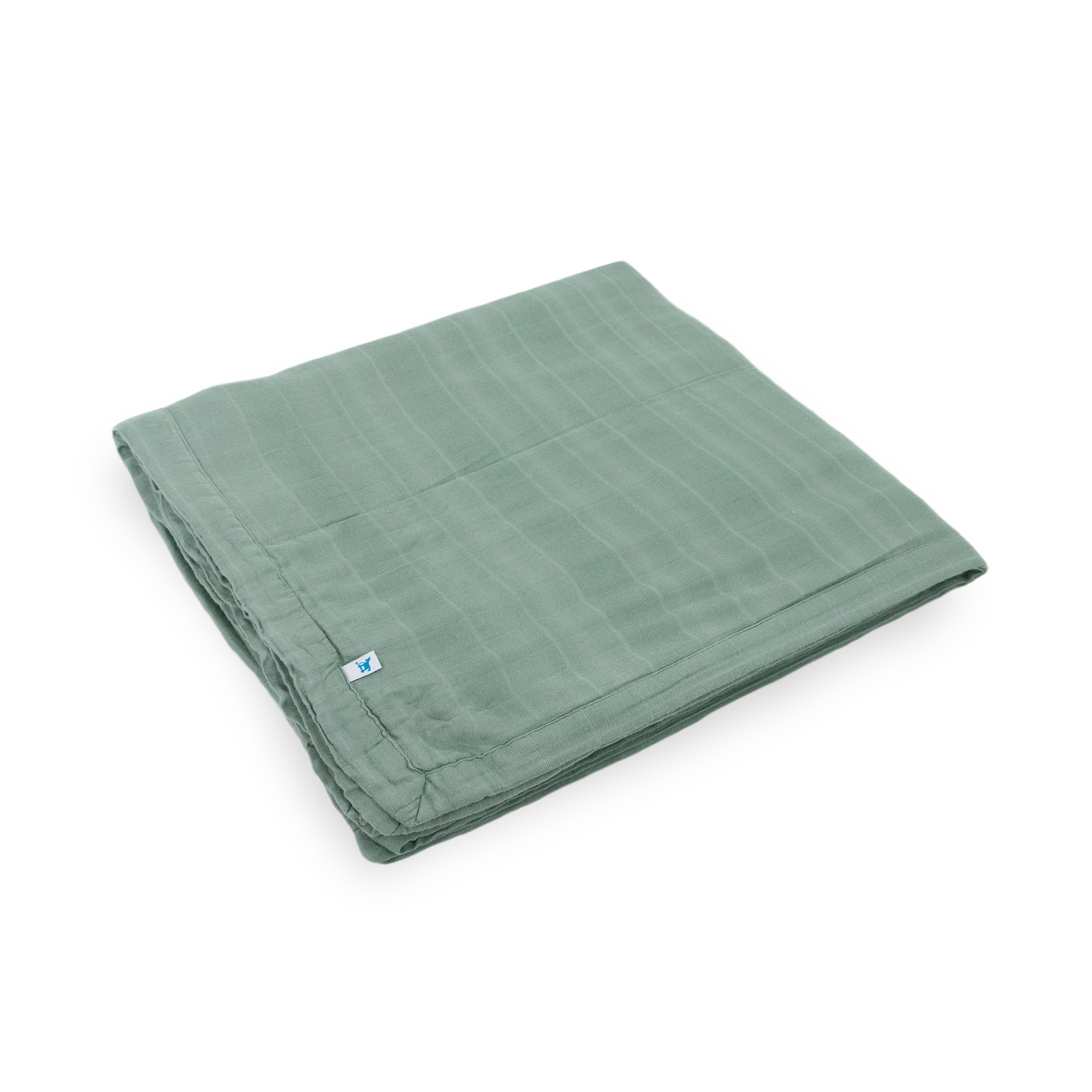 Deluxe Muslin Quilted Throw - Sage - Image 4