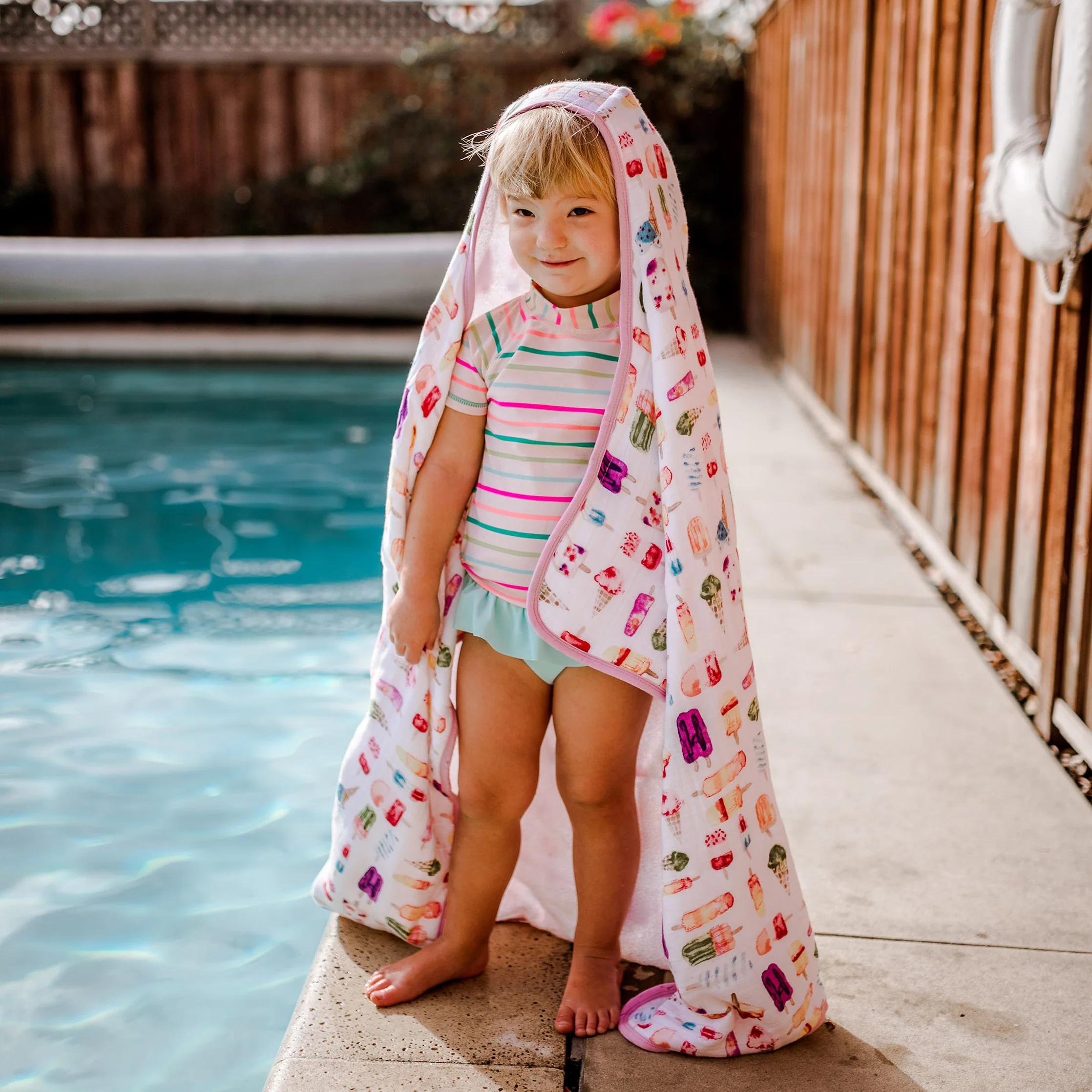 Toddler Hooded Towel - Brain Freeze - Image 7