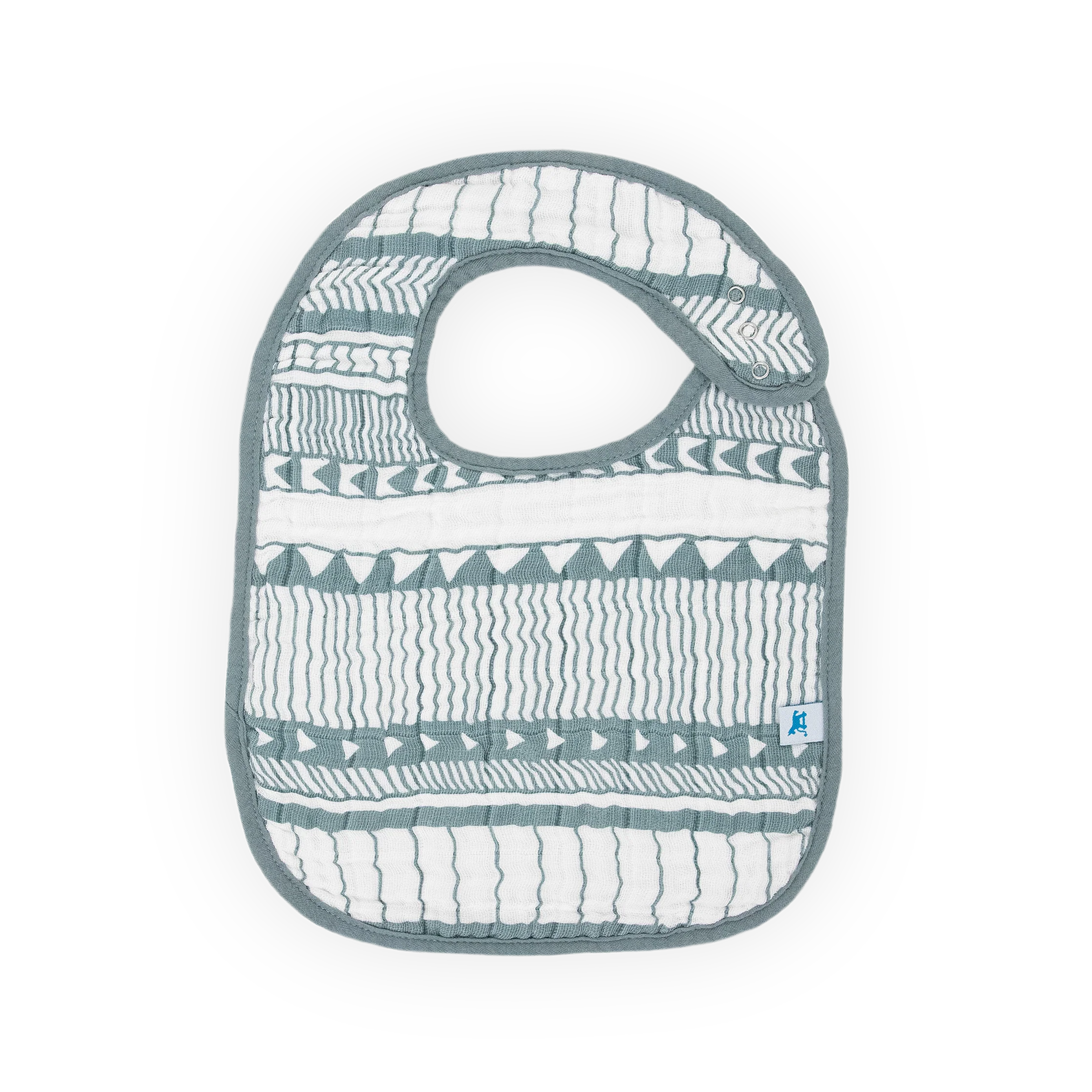 Cotton Muslin Classic Bib 3 pack - Bison - Image 6