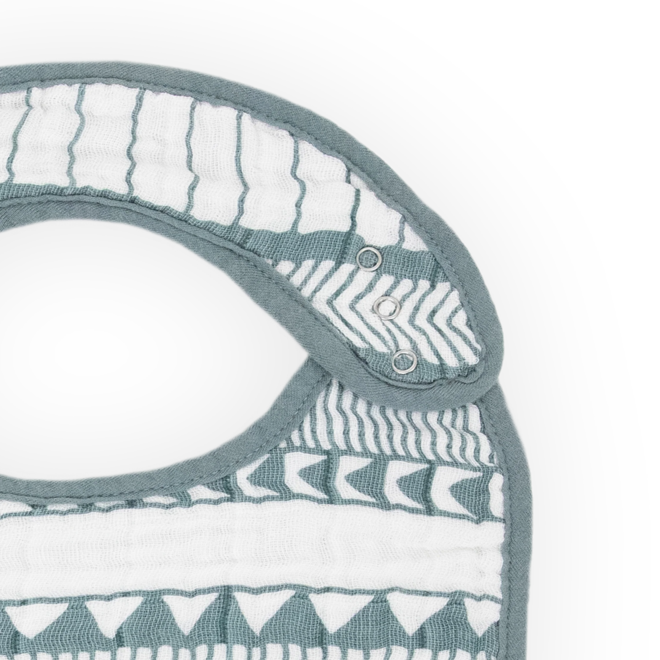 Cotton Muslin Classic Bib 3 pack - Bison - Image 7