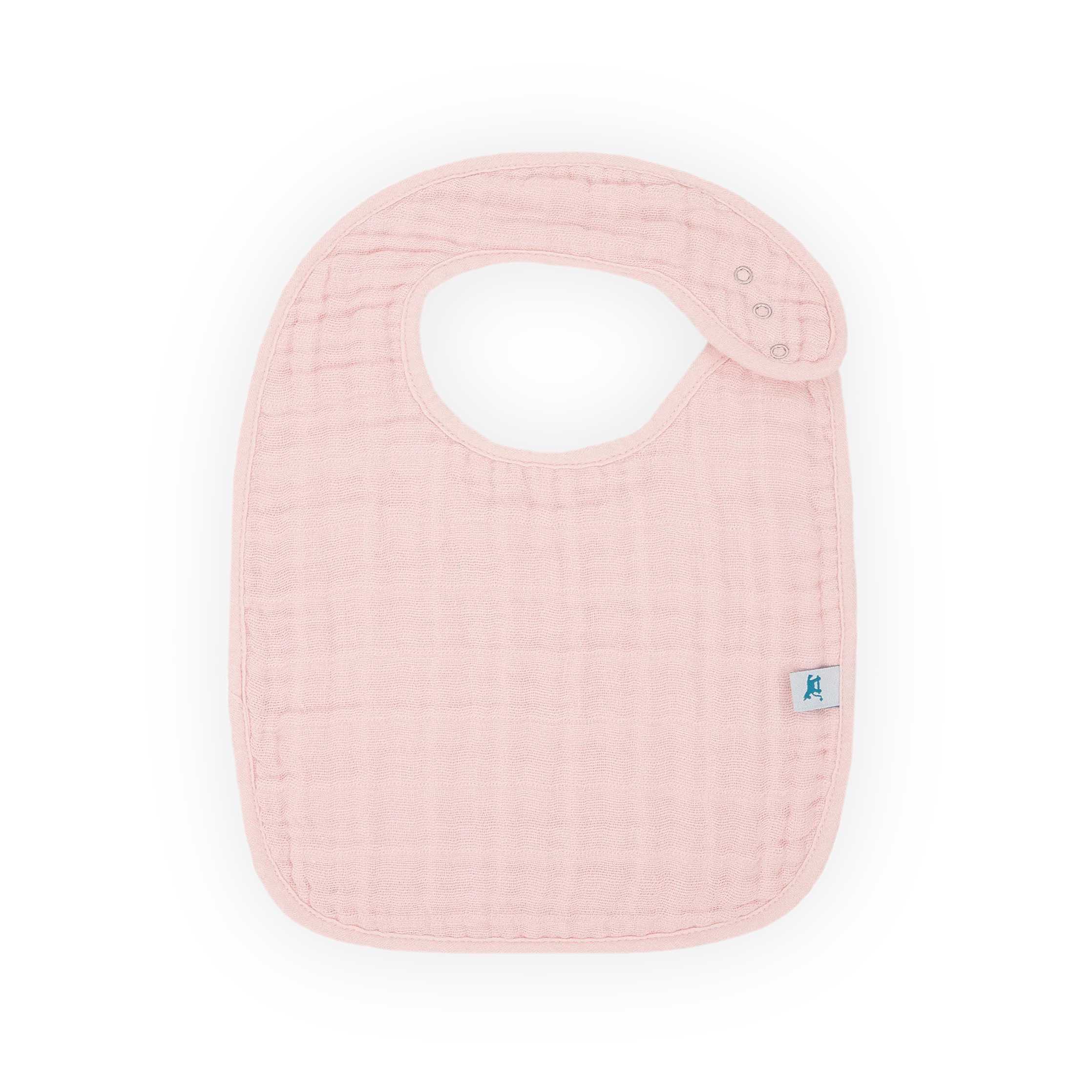 Cotton Muslin Classic Bib 3 Pack - Watercolor Roses - Image 6