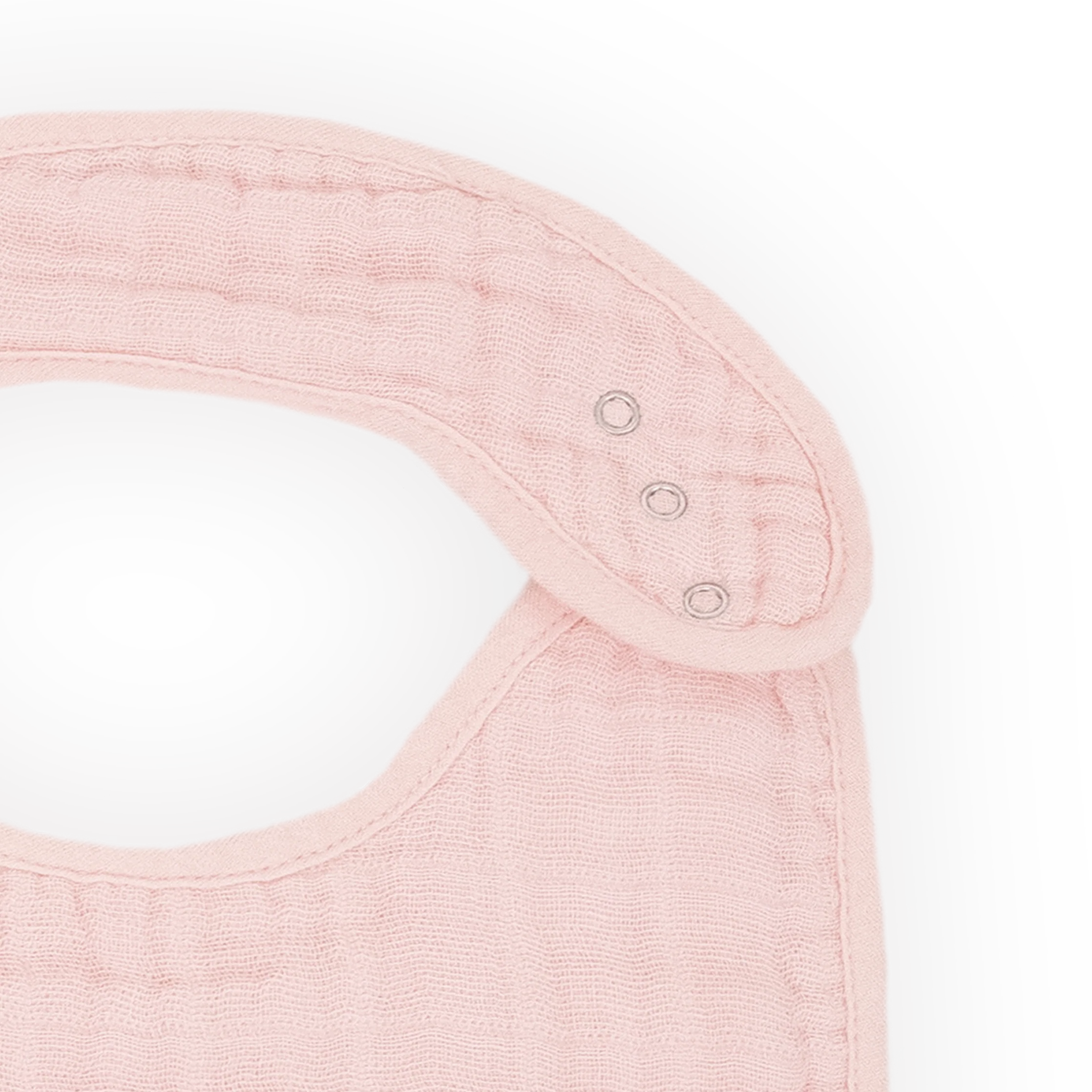 Cotton Muslin Classic Bib 3 Pack - Watercolor Roses - Image 7