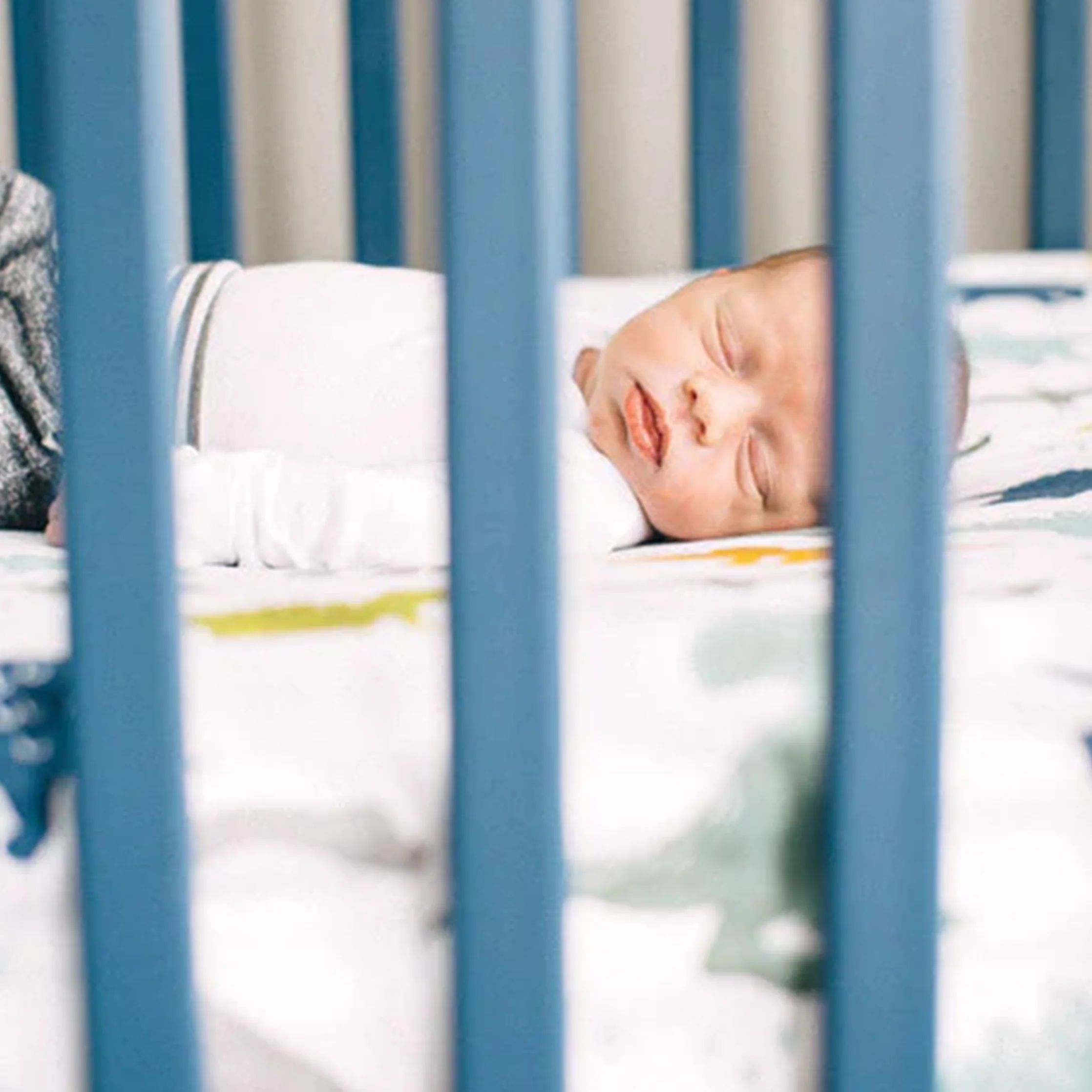 Cotton Muslin Crib Sheet - Dino Friends - Image 4