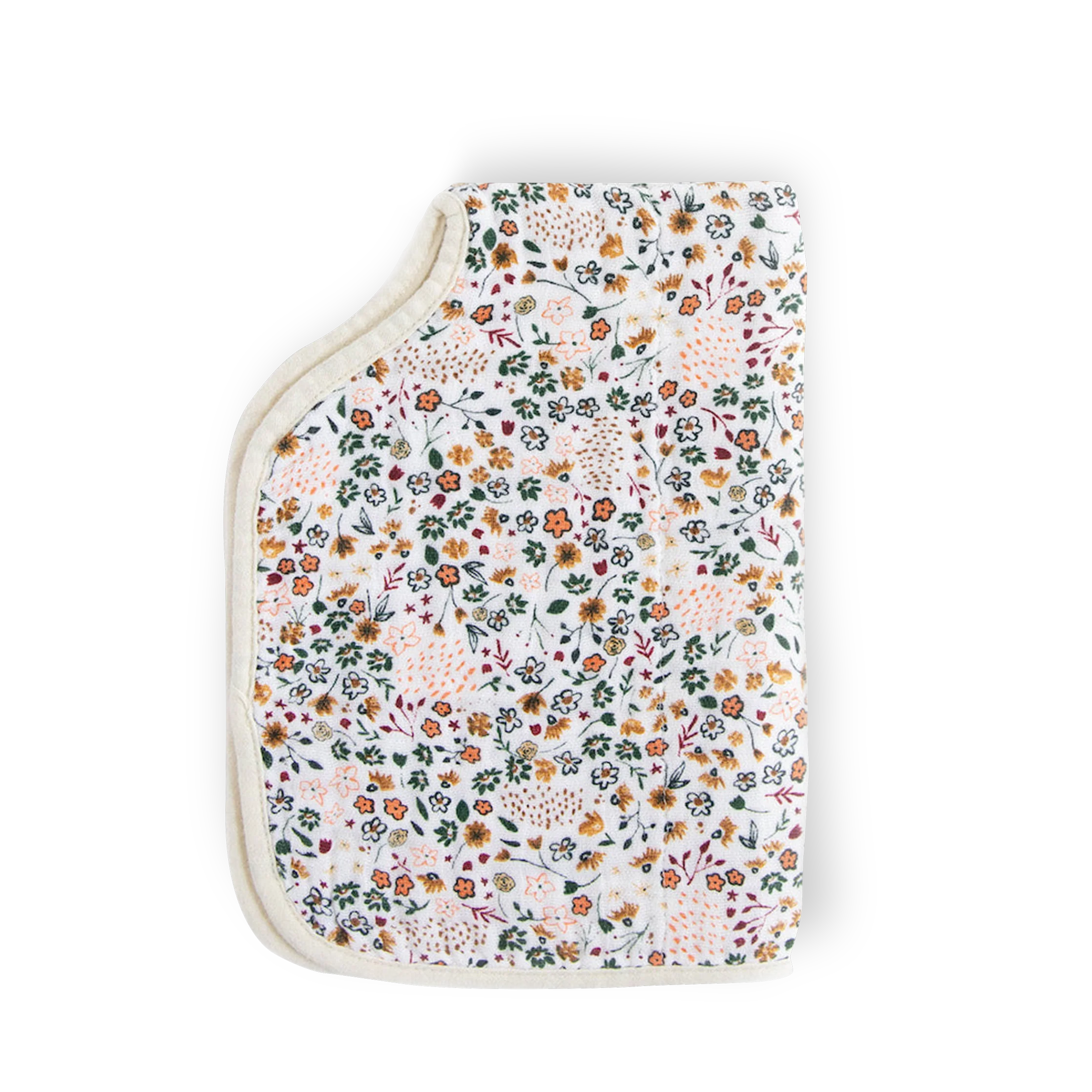 Cotton Muslin Burp Cloth - Pressed Petals - Image 3