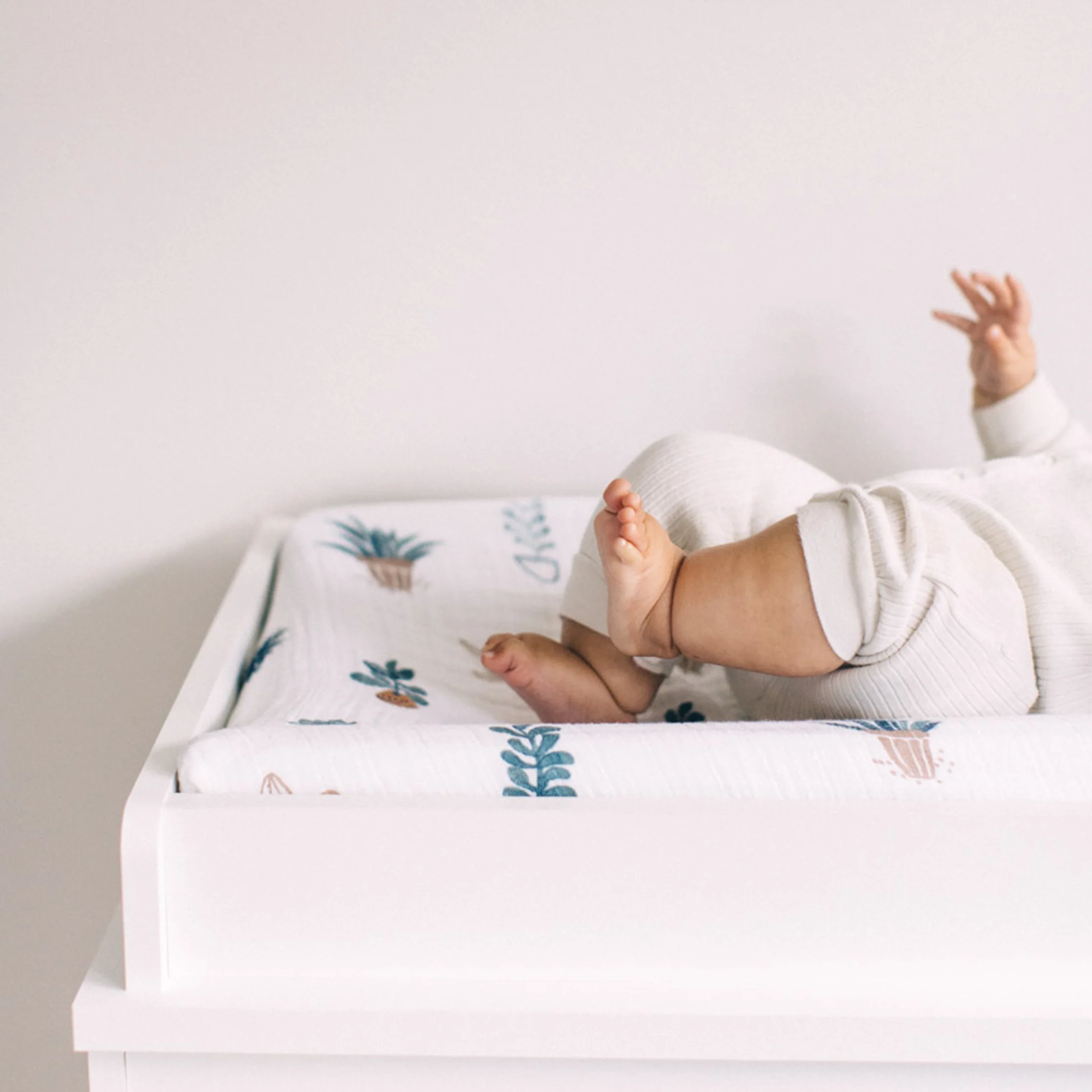 Cotton Muslin Changing Pad Cover - Prickle Pots - Image 3