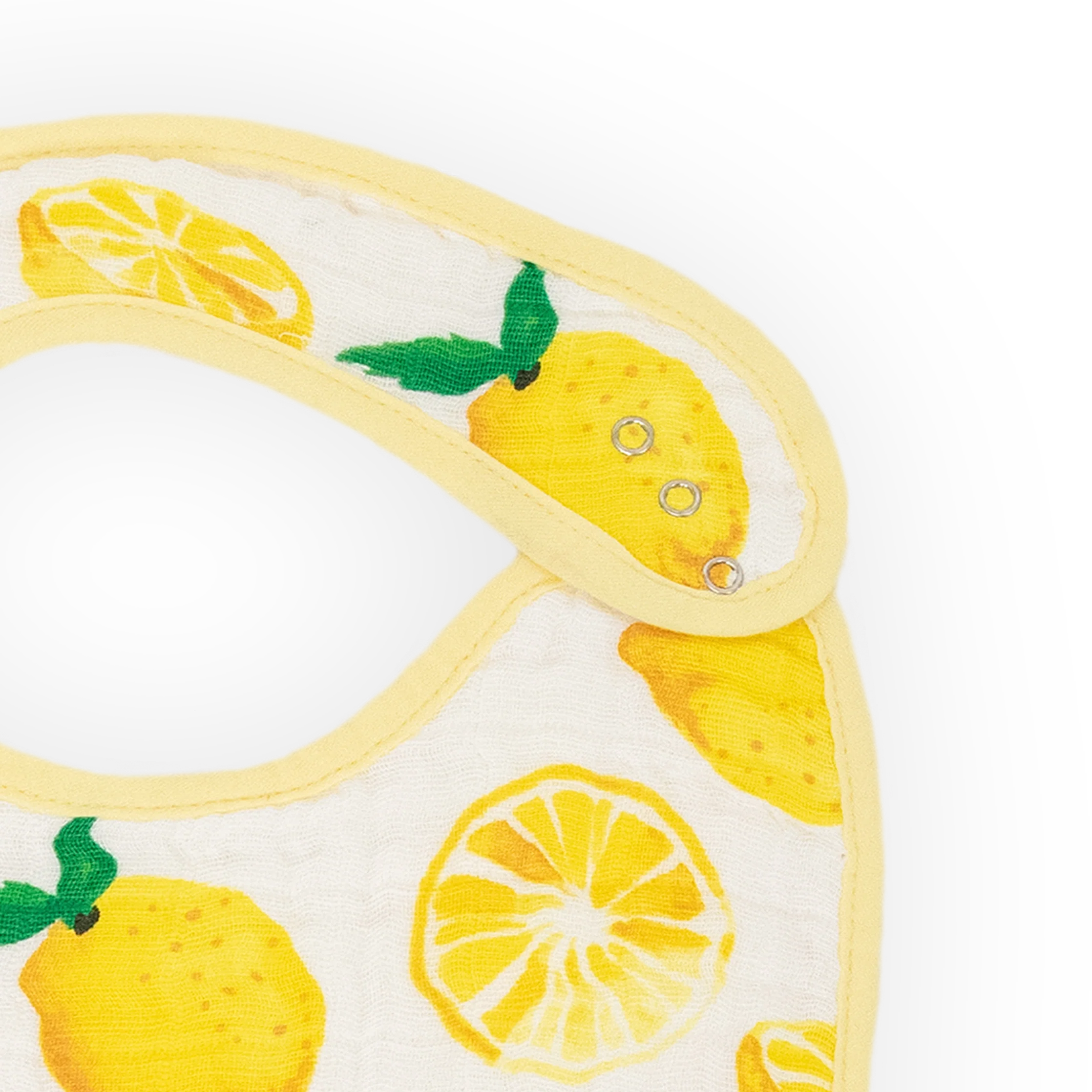 Cotton Muslin Classic Bib 3 pack - Berry Lemonade - Image 4