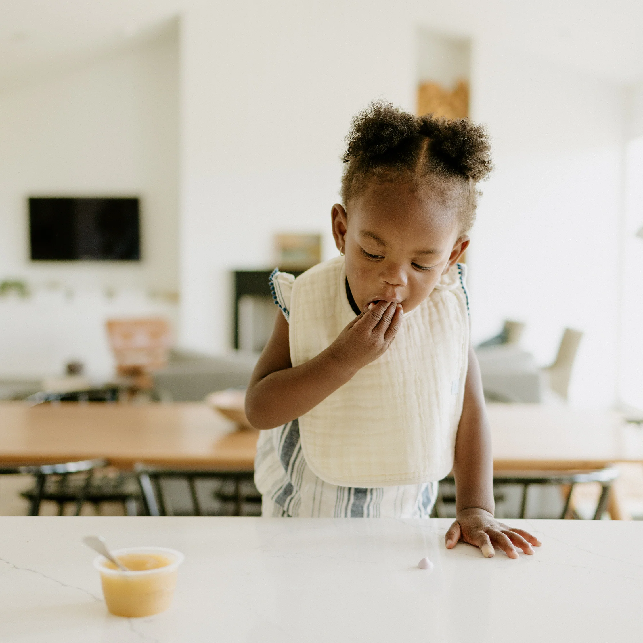 Cotton Muslin Classic Bib 3 Pack - Fern 2 - Image 10
