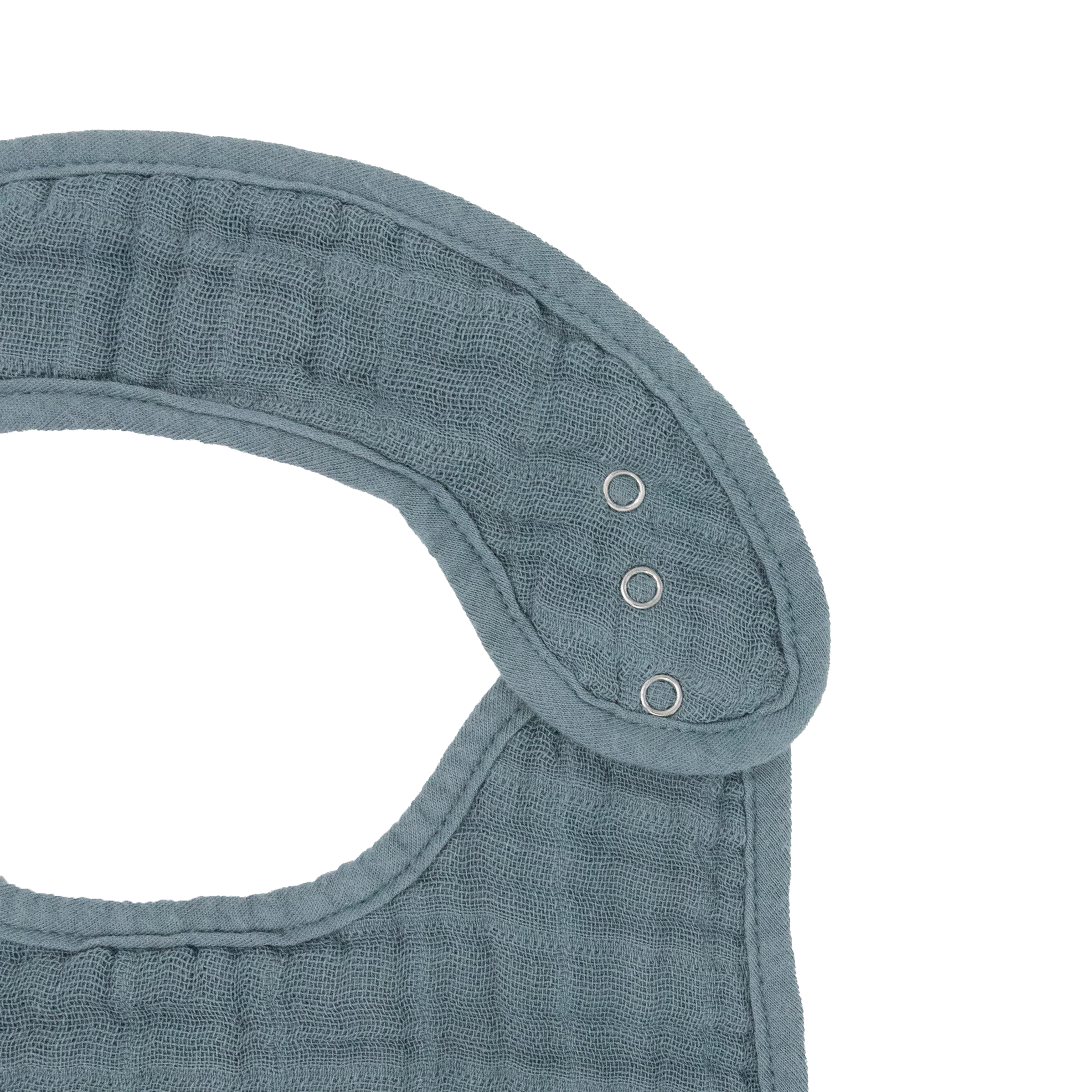 Cotton Muslin Classic Bib 3 Pack - Georgia Peach - Image 5