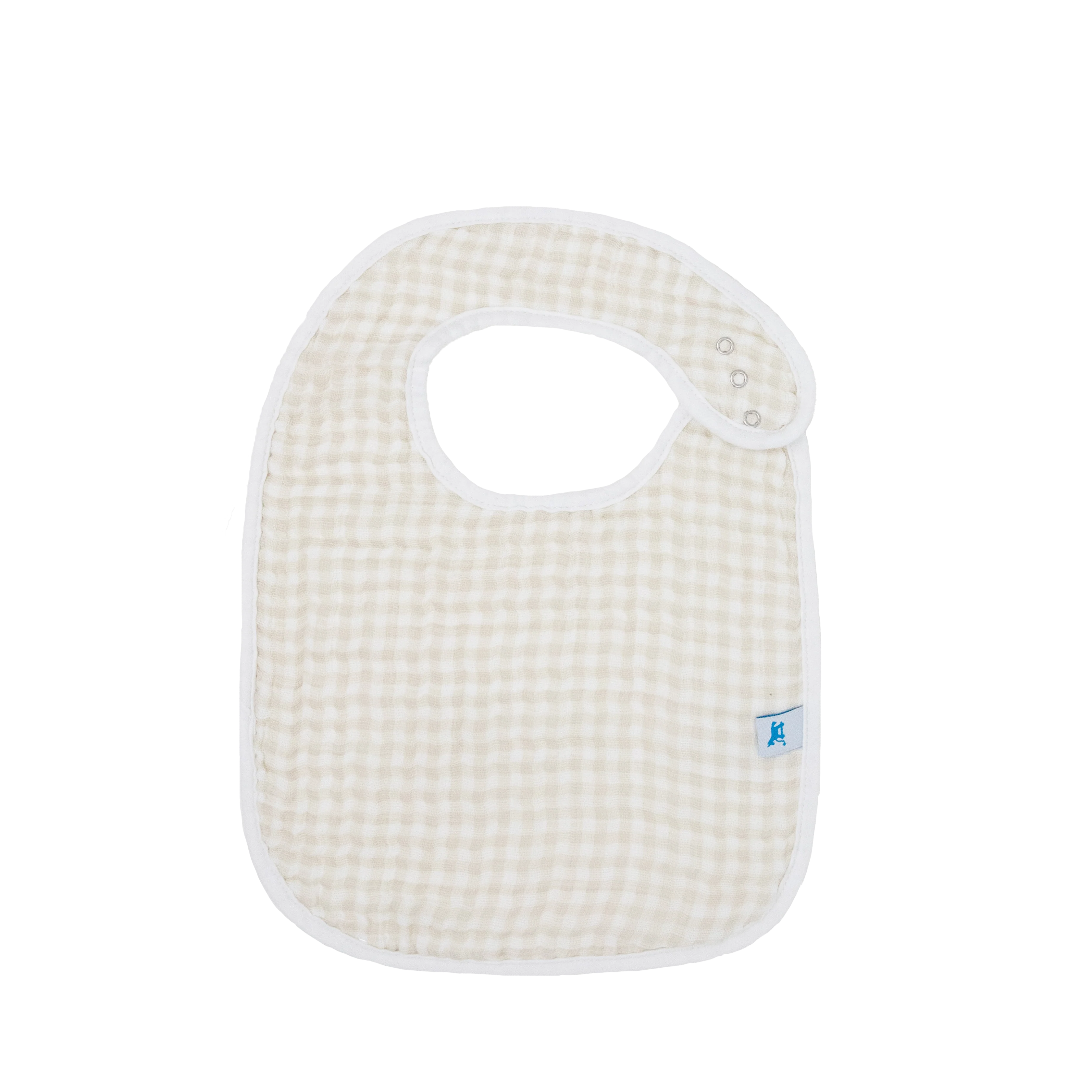 Cotton Muslin Classic Bib 3 Pack - Georgia Peach - Image 6