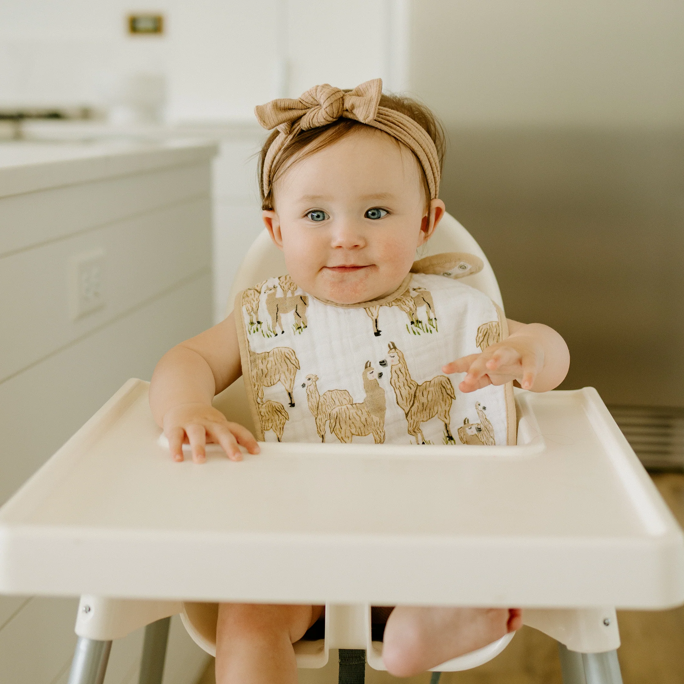 Cotton Muslin Classic Bib 3 Pack - Llama Llama - Image 9