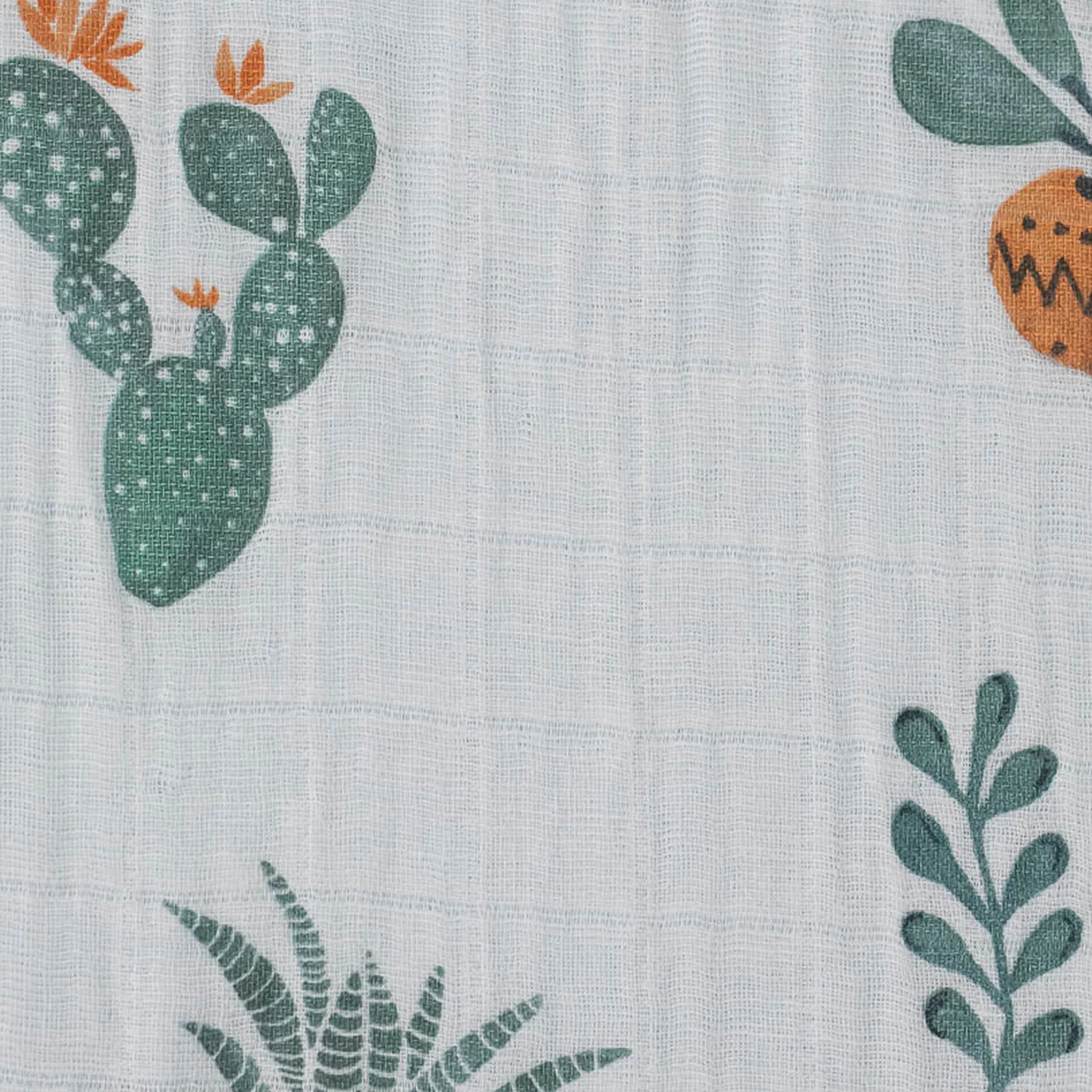 Cotton Muslin Crib Sheet - Prickle Pots - Image 3