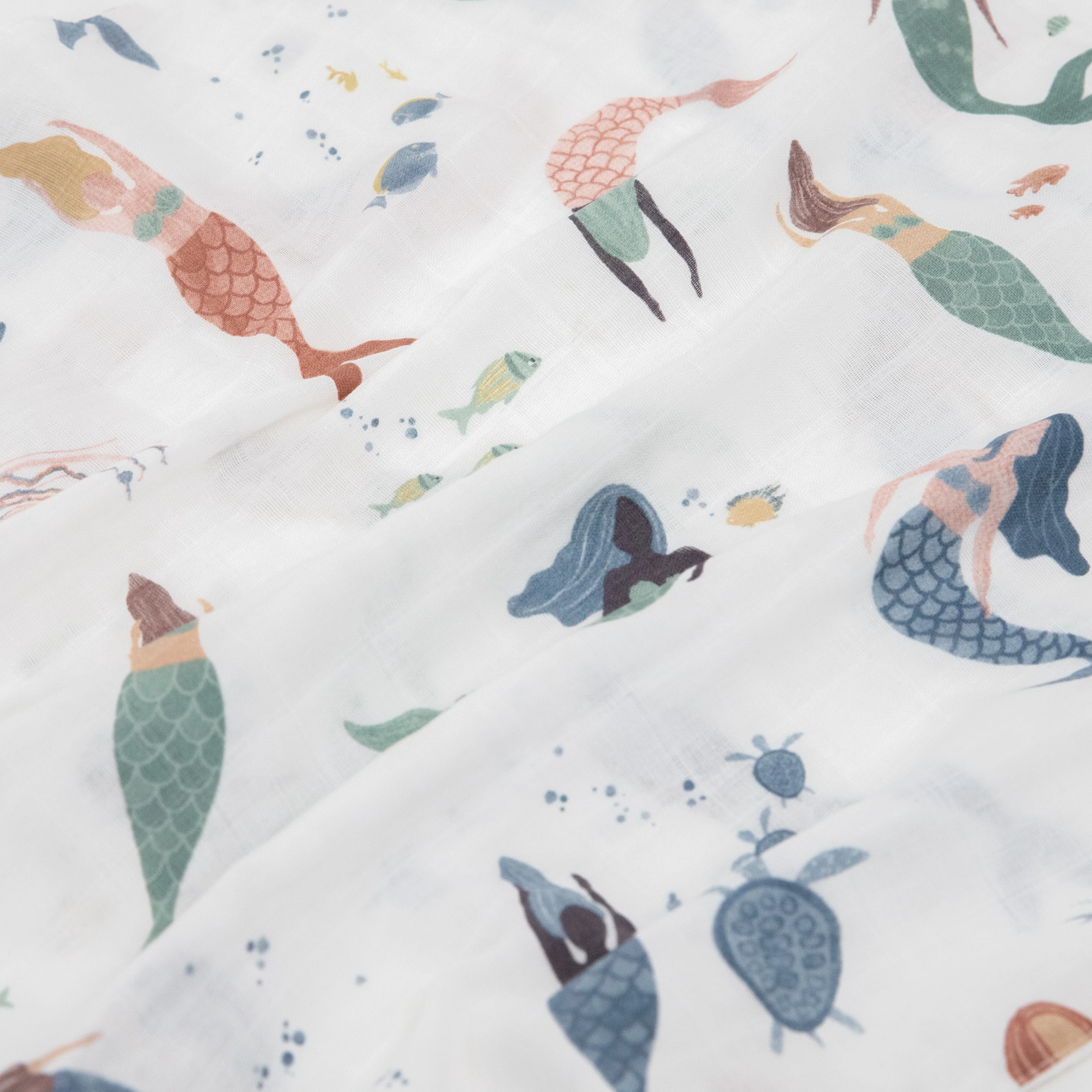 Cotton Muslin Pillowcase 2 Pack - Mermaid Party - Image 3