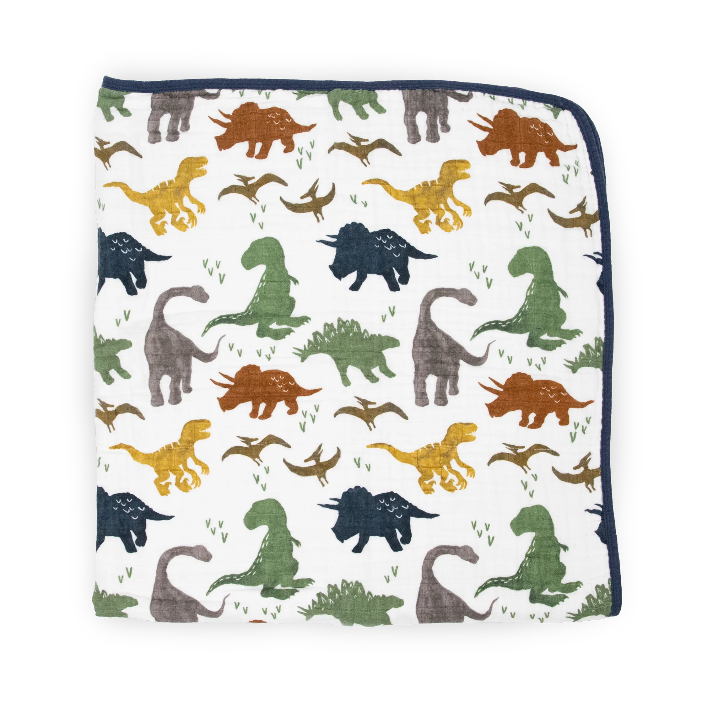 Original Cotton Muslin Quilt - Dino Friends - Image 3