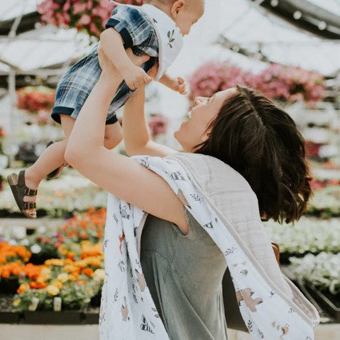 Original Cotton Muslin Quilt - Forest Friends - Image 5