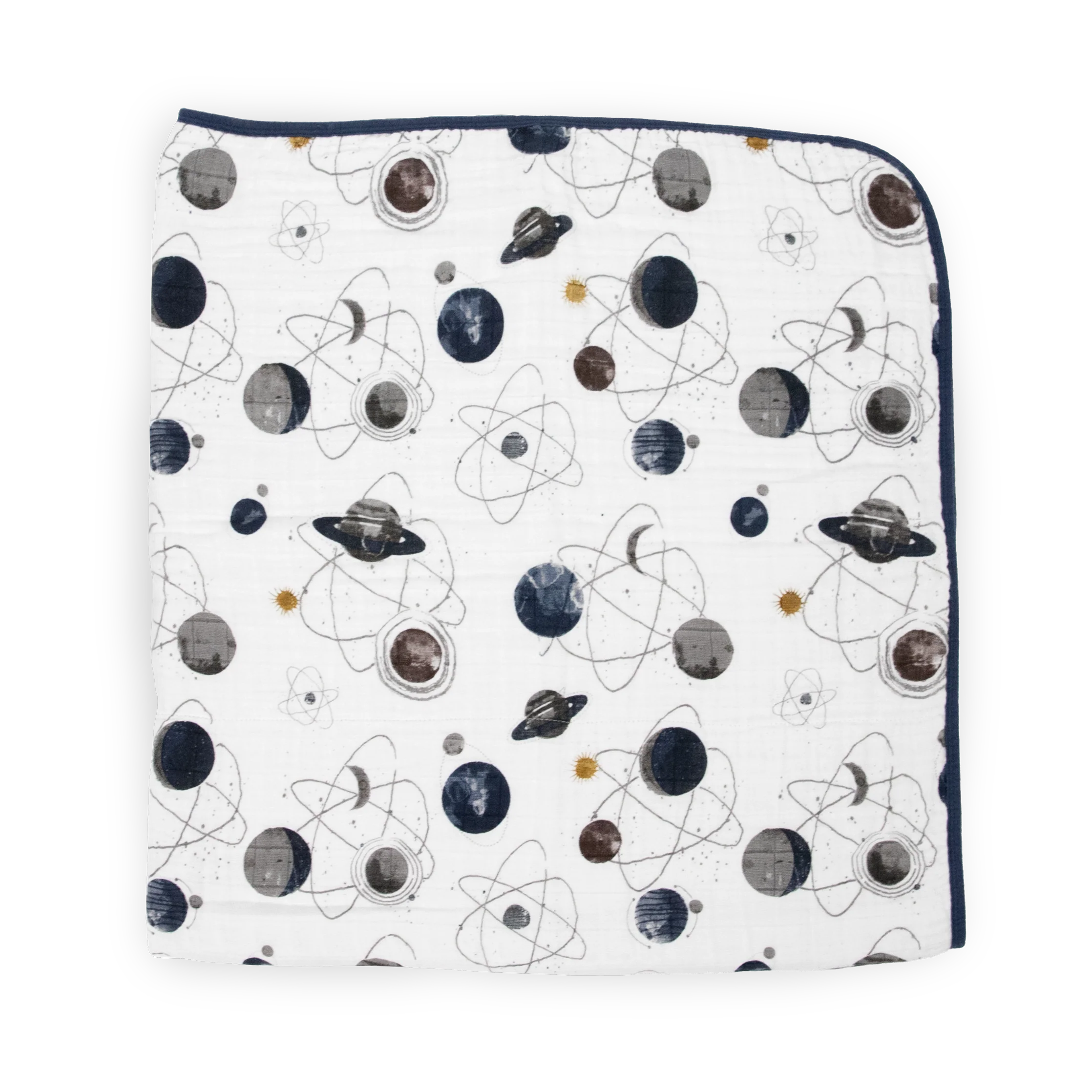 Original Cotton Muslin Quilt - Planetary - Image 3