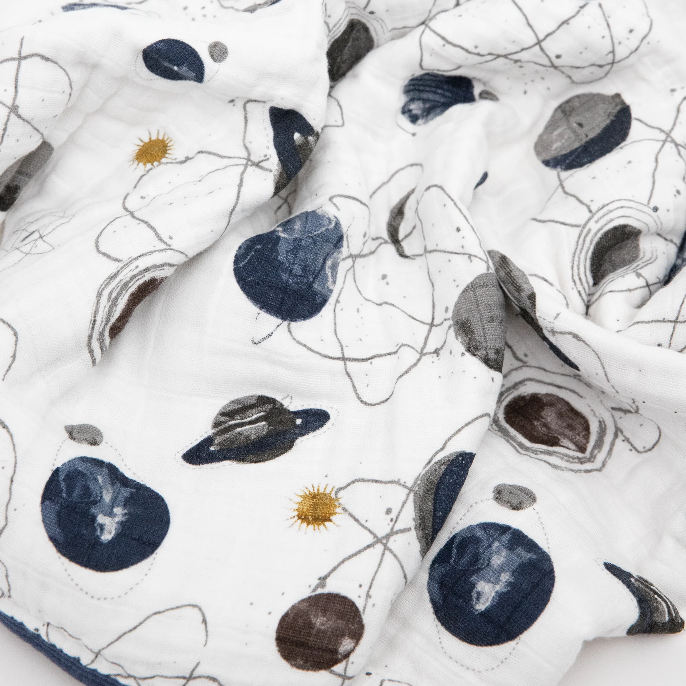 Original Cotton Muslin Quilt - Planetary - Image 4