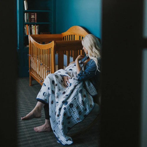 Original Cotton Muslin Quilt - Planetary - Image 5