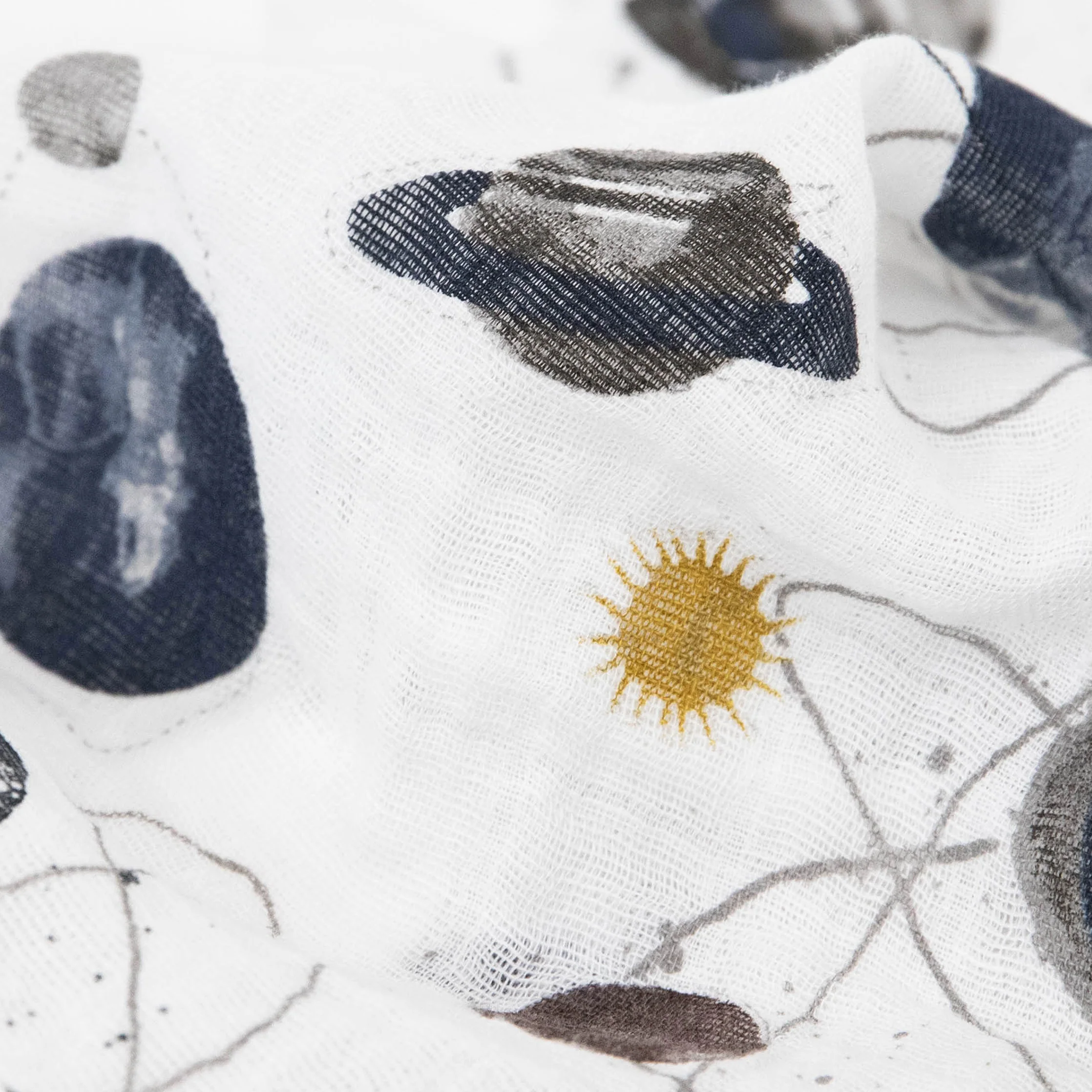 Cotton Muslin Security Blanket 3 Pack - Planetary - Image 4