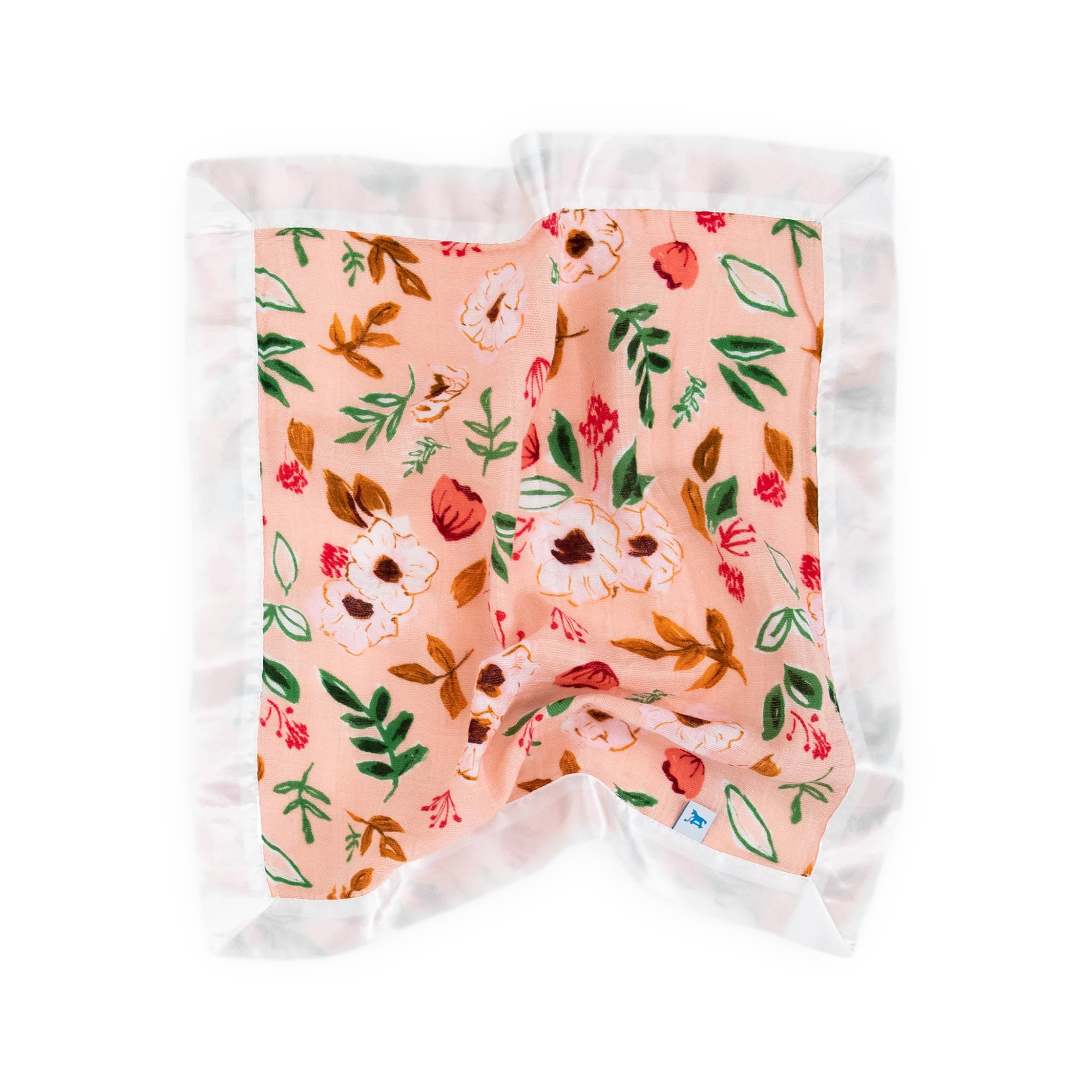 Cotton Muslin Security Blanket 3 Pack - Vintage Floral - Image 3