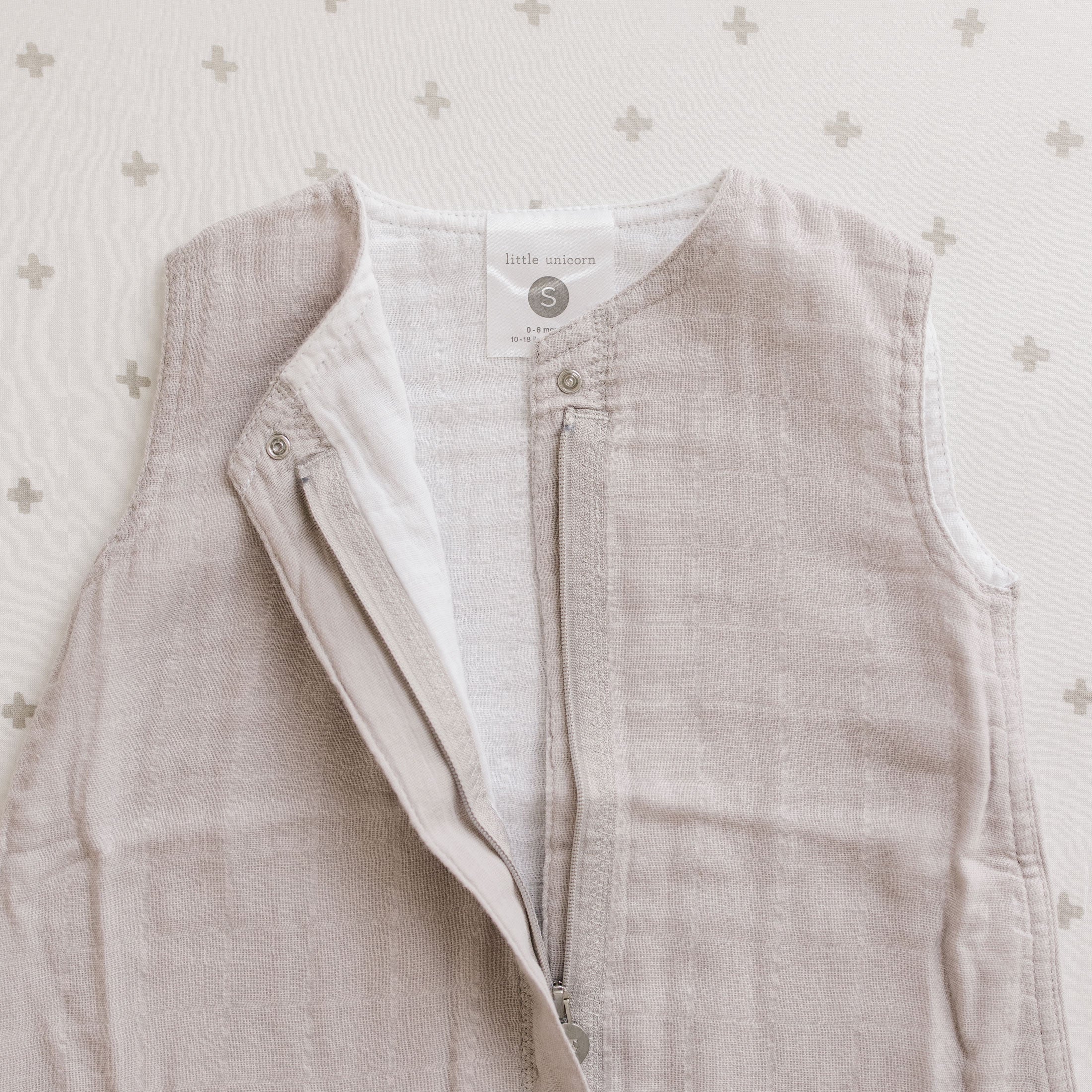 Cotton Muslin Sleep Bag - Porpoise - Image 7