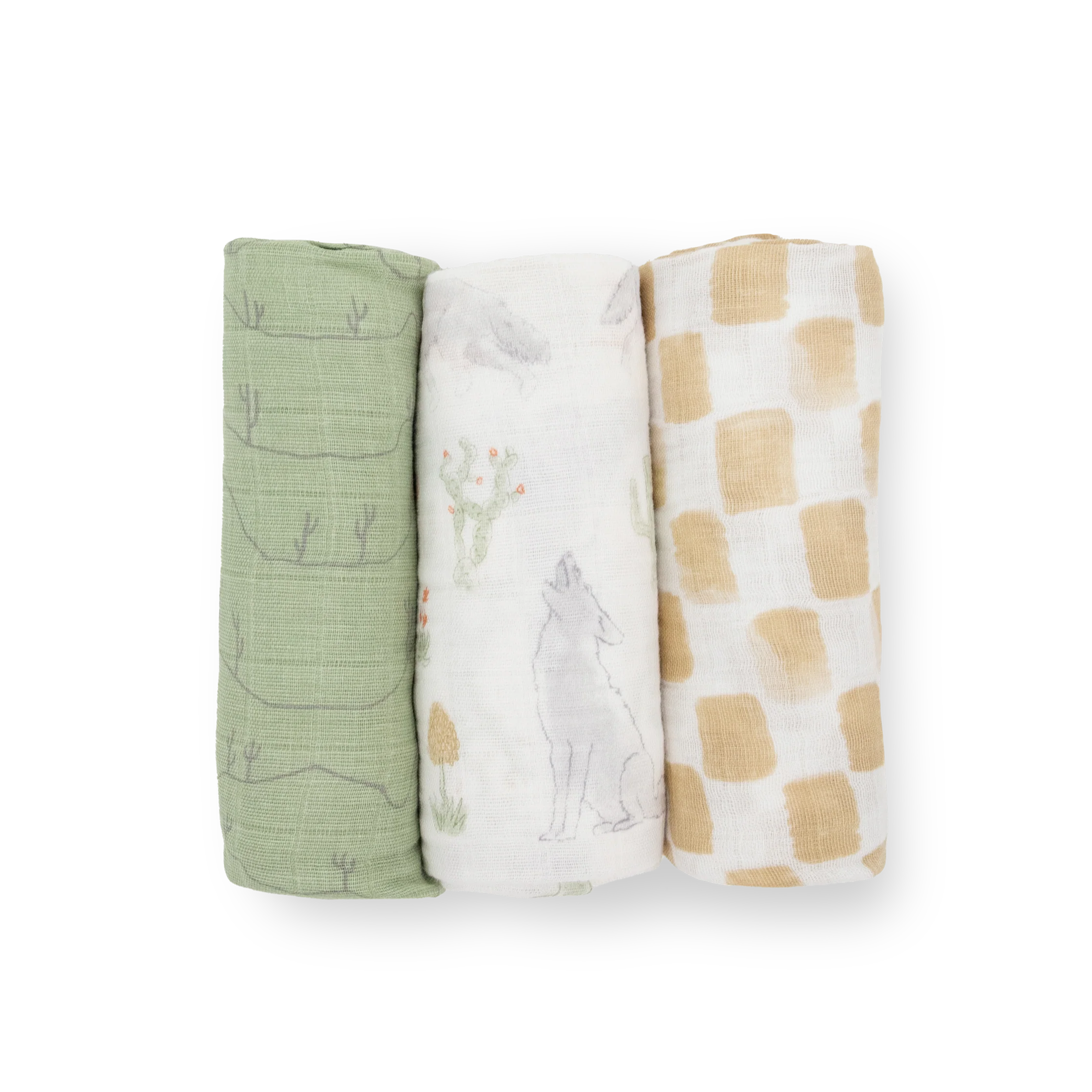 Cotton Muslin Swaddle Blanket 3 Pack - Desert Night - Image 8