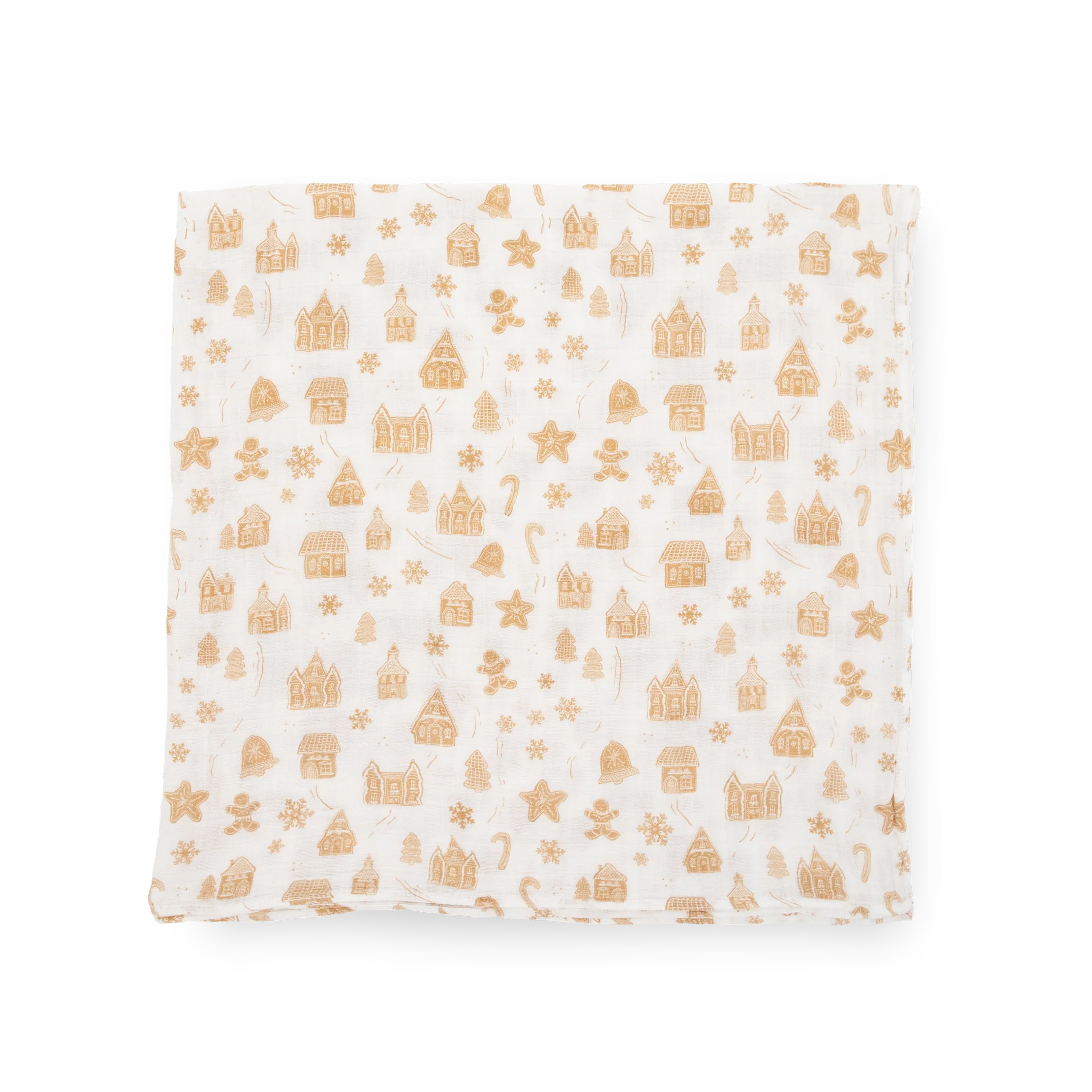 Cotton Muslin Swaddle Blanket 3 Pack - Snow Day - Image 7