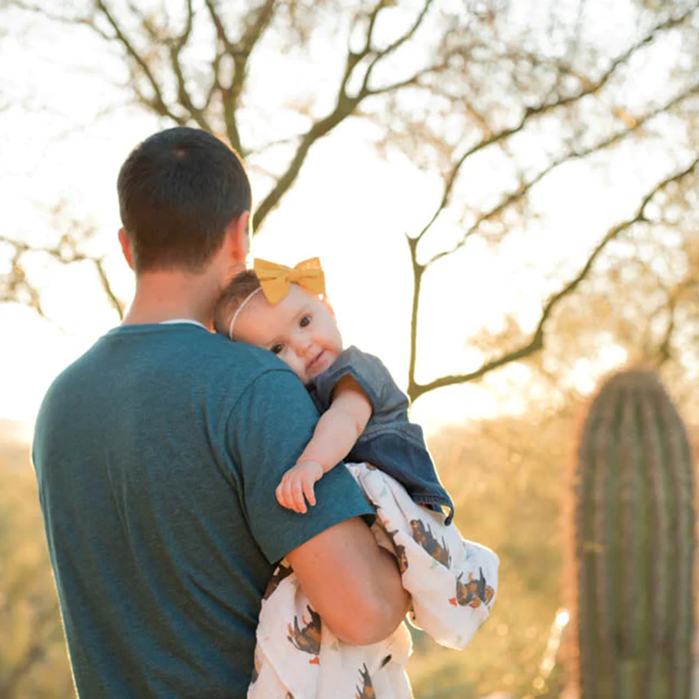 Cotton Muslin Swaddle Blanket - Bison - Image 8