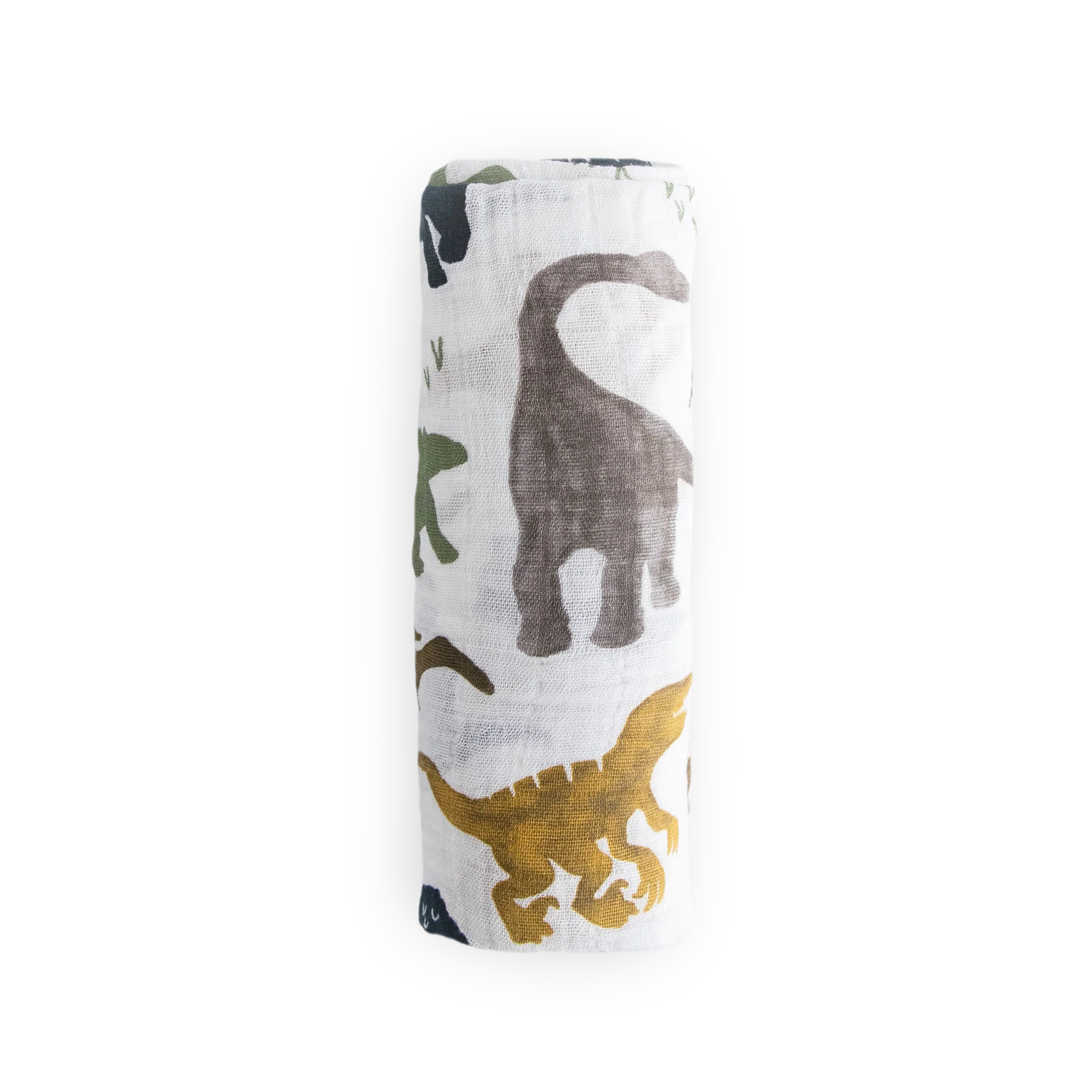 Cotton Muslin Swaddle Blanket - Dino Friends - Image 4