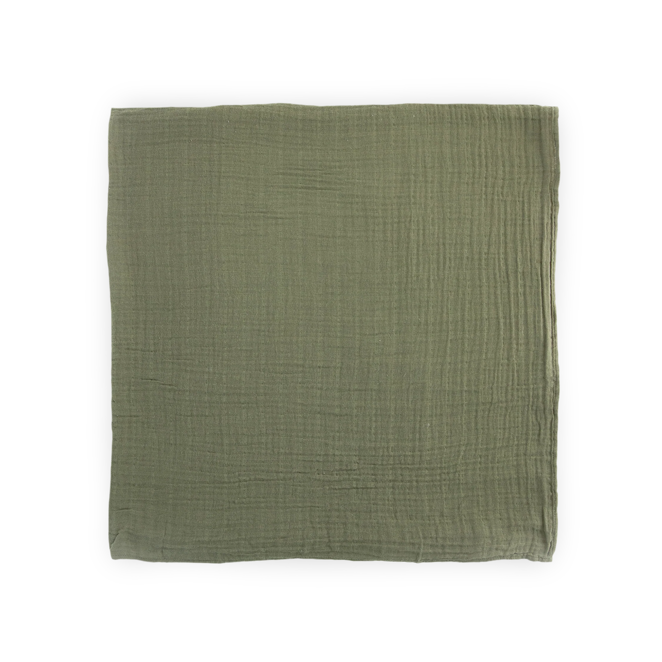 Cotton Muslin Swaddle Blanket - Fern - Image 3