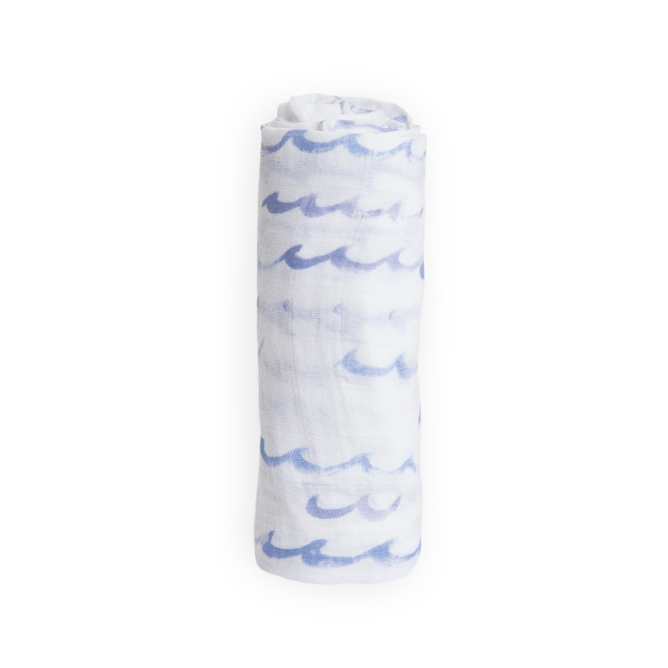 Cotton Muslin Swaddle Blanket - High Tide - Image 3