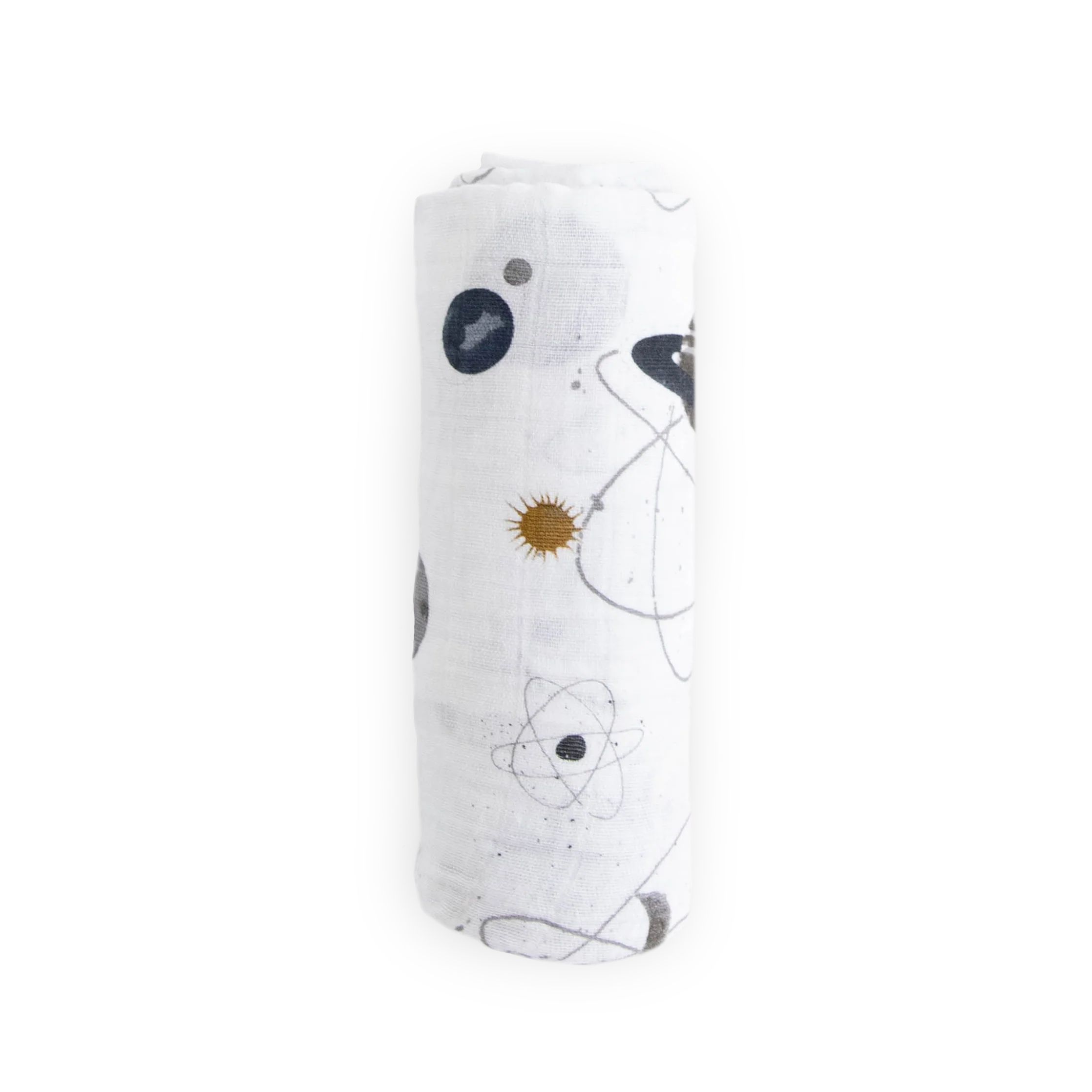 Cotton Muslin Swaddle Blanket - Planetary - Image 4