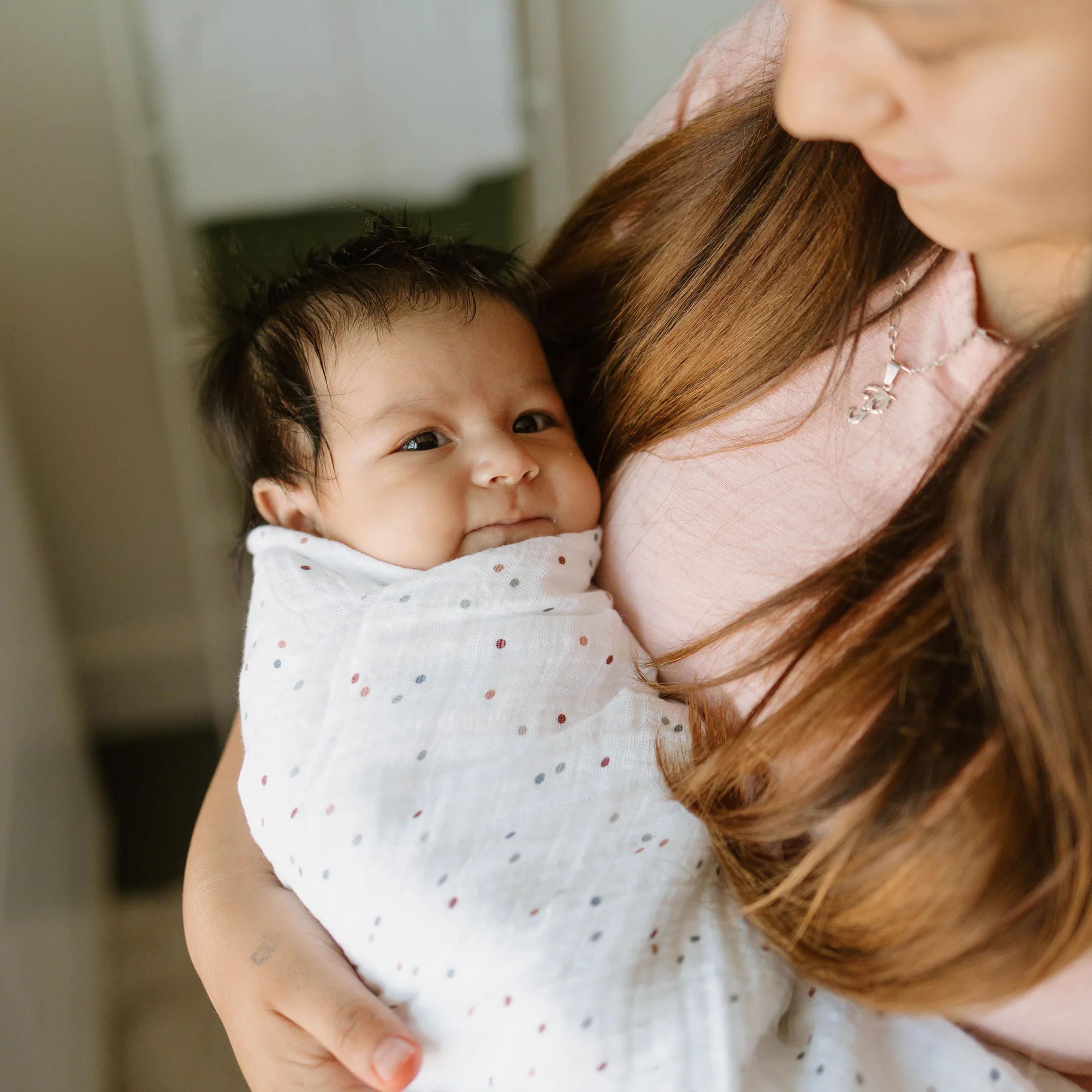 Cotton Muslin Swaddle Blanket 3 Pack - Mermaids - Image 10