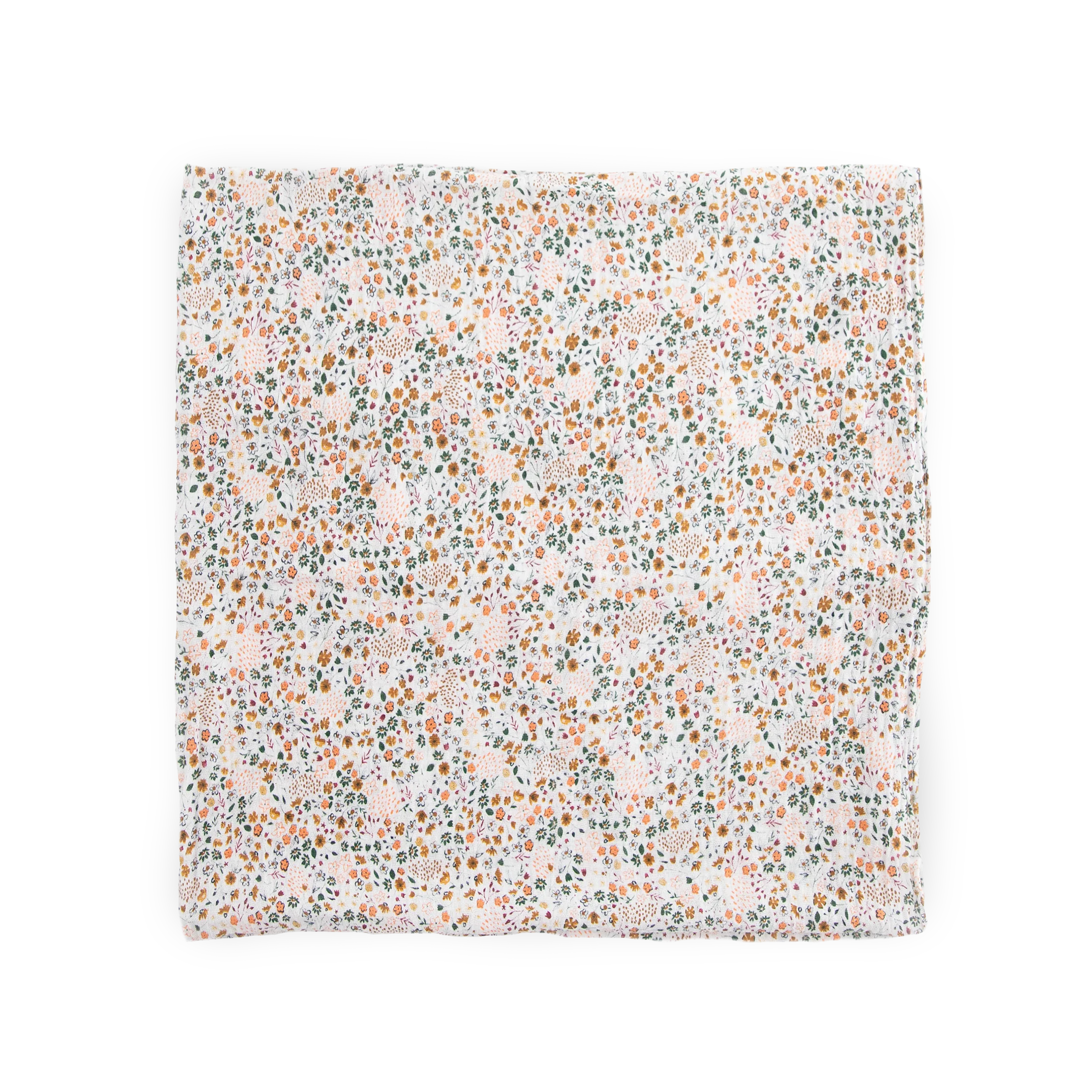 Cotton Muslin Swaddle Blanket 3 Pack - Pressed Petals - Image 3
