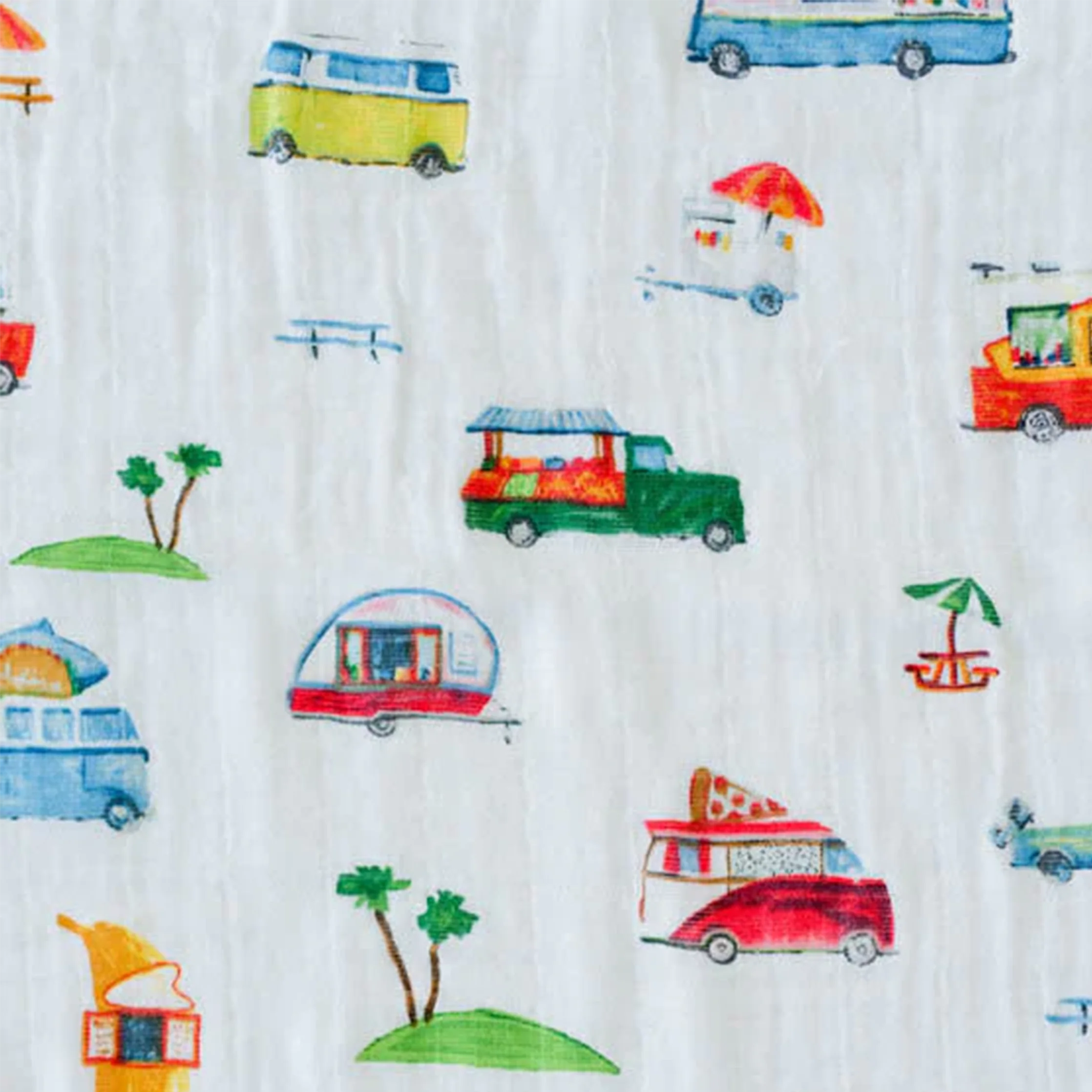 Cotton Muslin Swaddle Blanket 3 Pack - Summer Vibe - Image 6