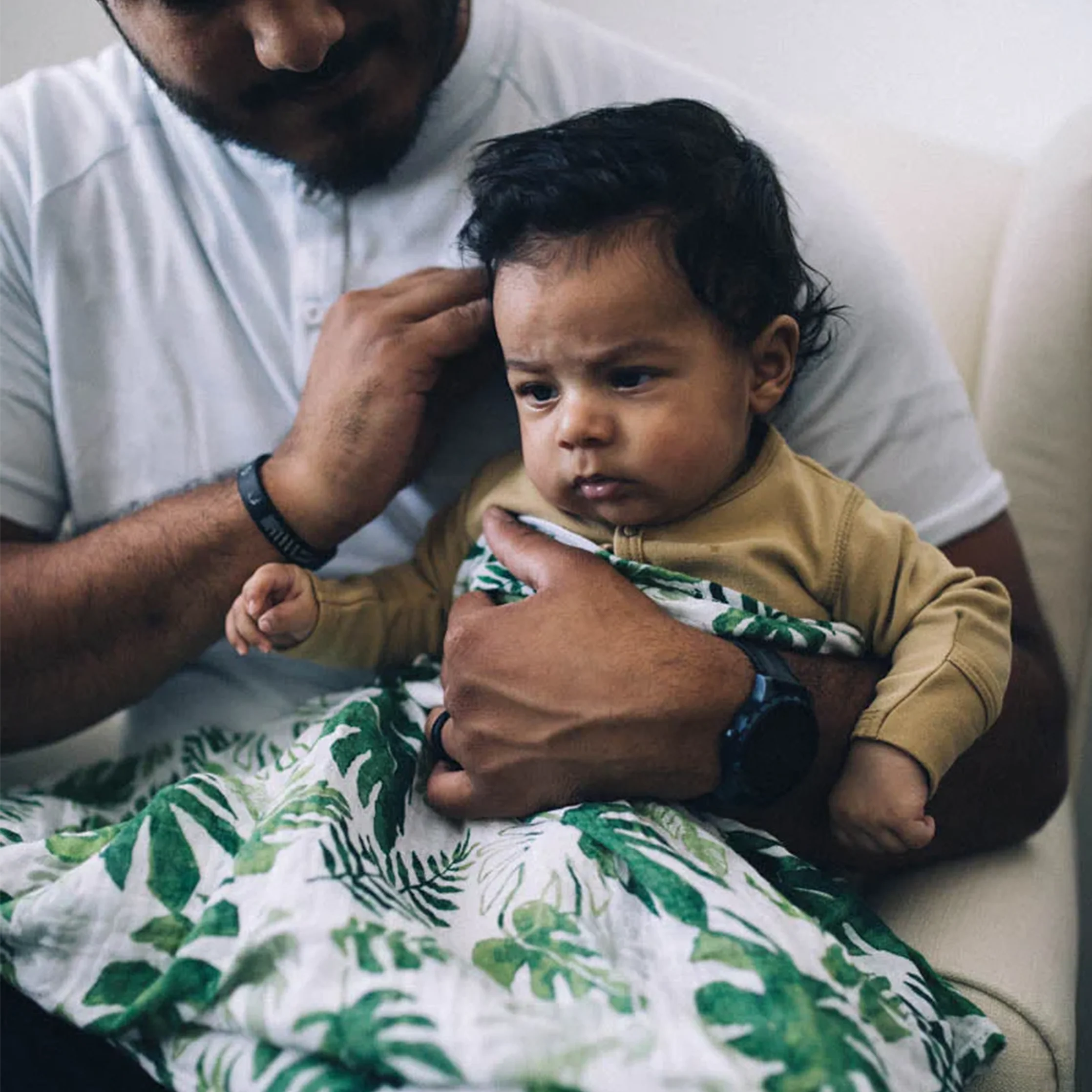 Cotton Muslin Swaddle Blanket 3 Pack - Summer Vibe - Image 8