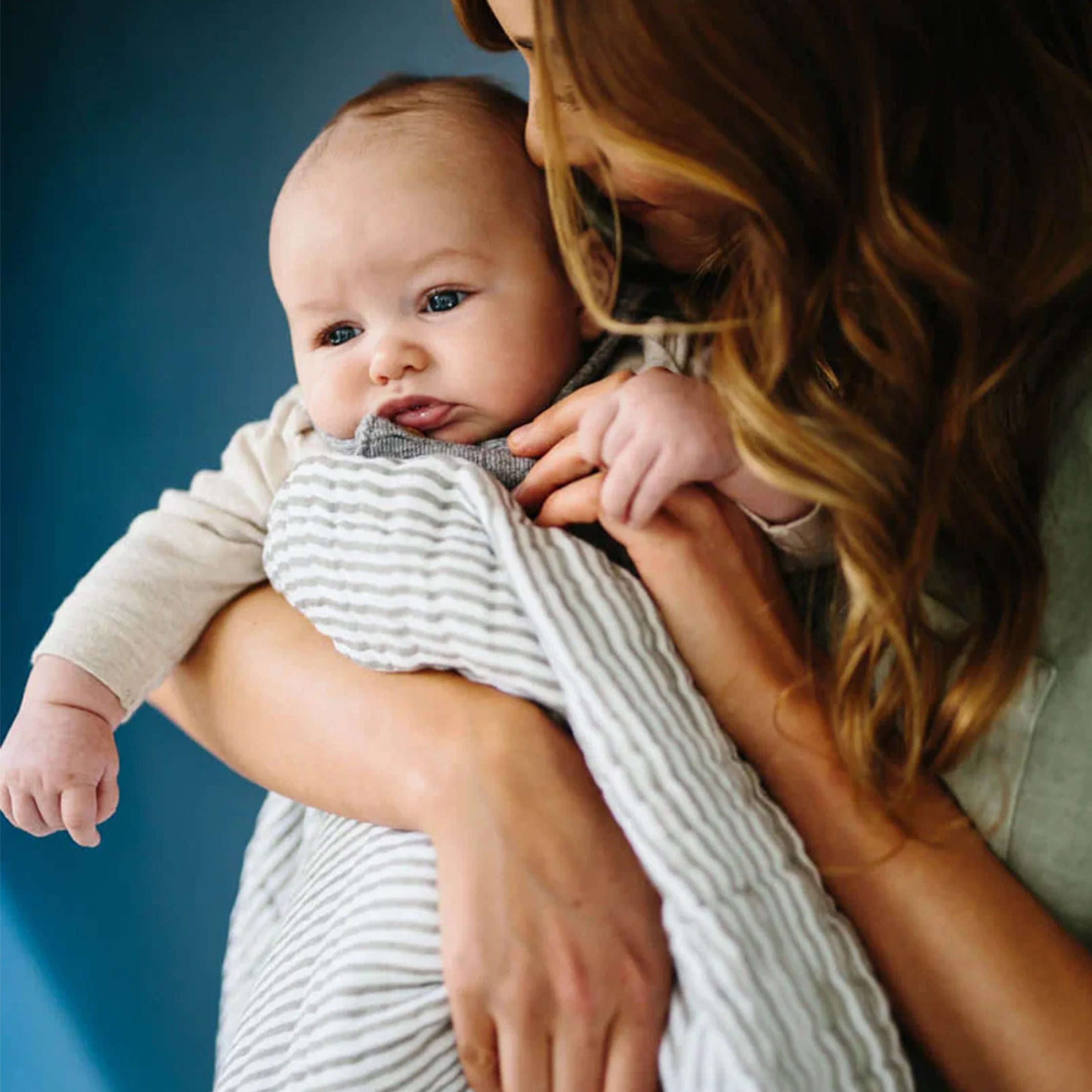 Cotton Muslin Swaddle Blanket 3 Pack - Watercolor Roses - Image 9