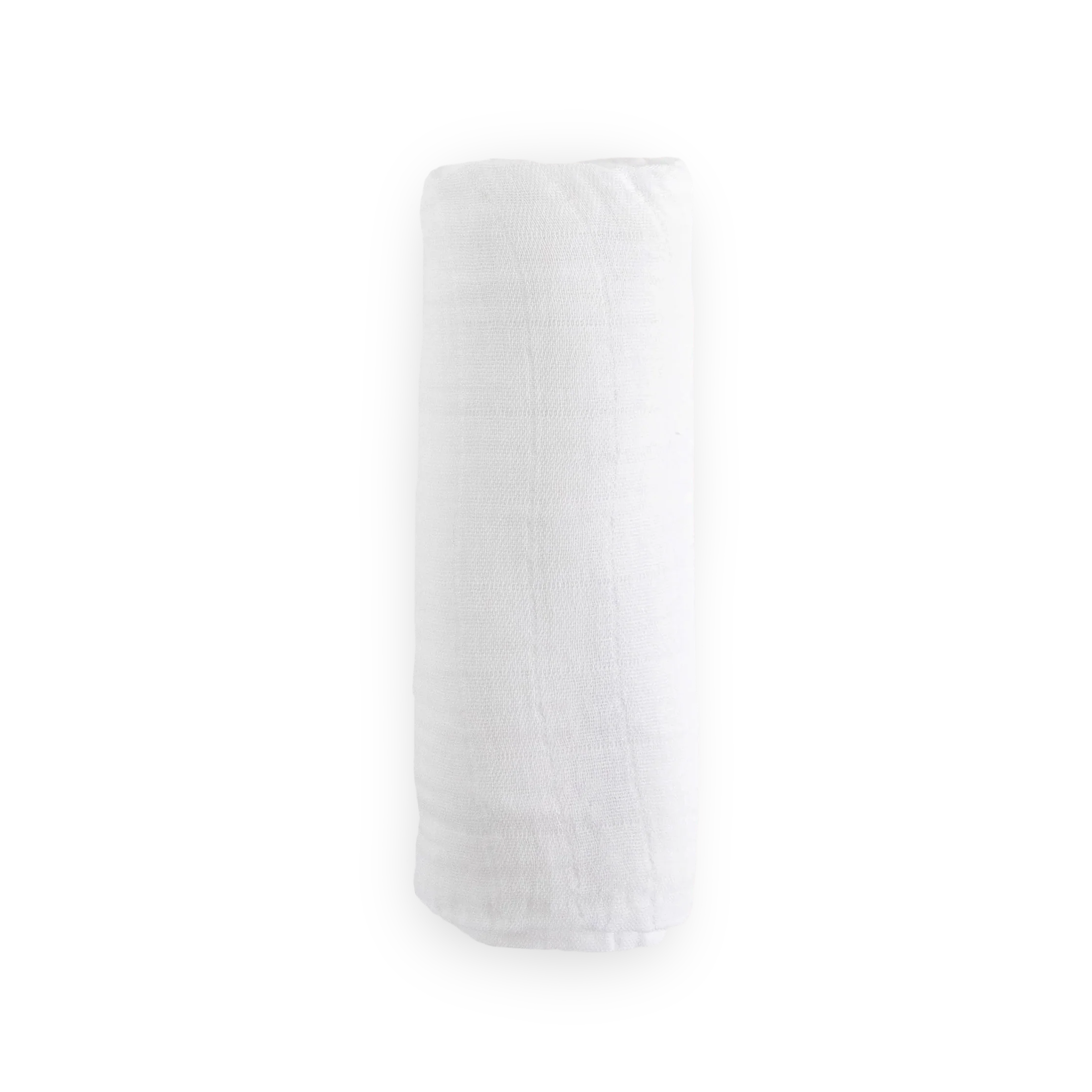 Cotton Muslin Swaddle Blanket - White - Image 4