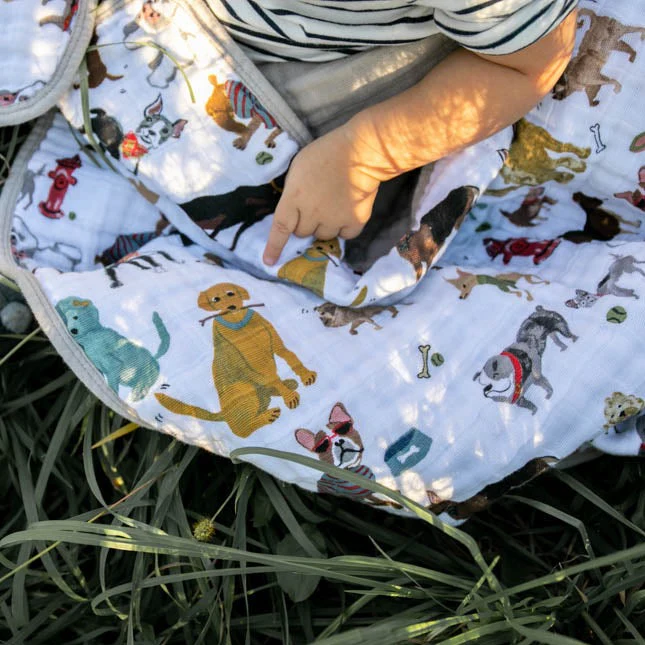 Original Cotton Muslin Quilt - Woof - Image 5