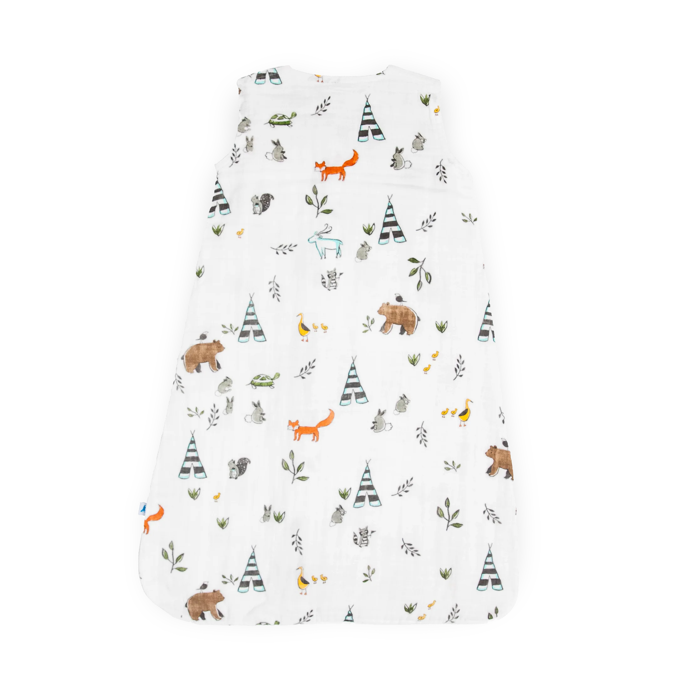 Cotton Muslin Sleep Bag - Forest Friends - Image 3
