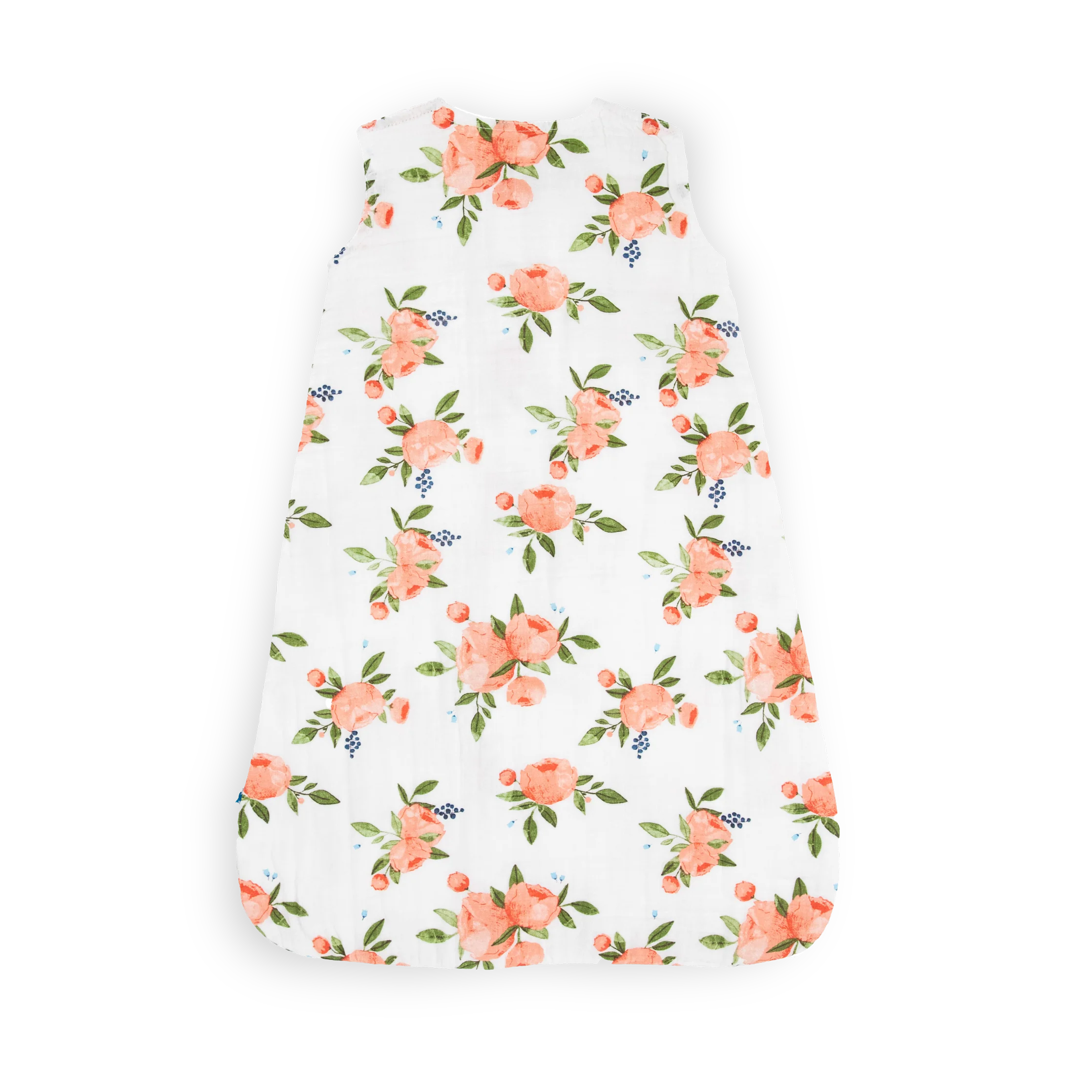 Cotton Muslin Sleep Bag - Watercolor Roses - Image 3