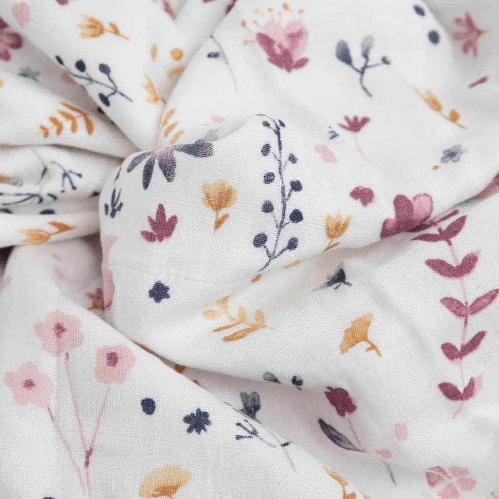 Deluxe Muslin Baby Quilt - Fairy Gardens - Image 3