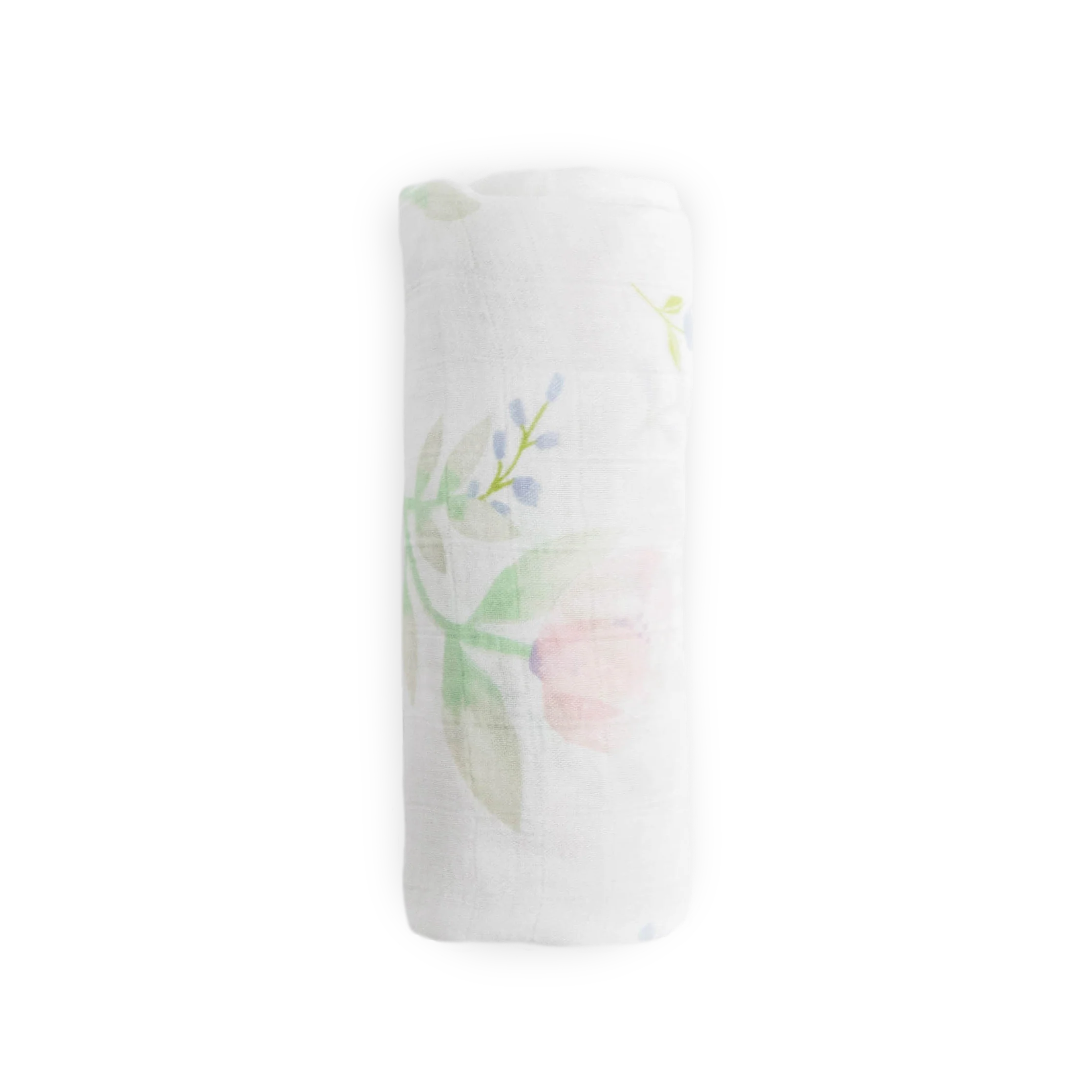 Deluxe Muslin Swaddle Blanket - Pink Peony - Image 4