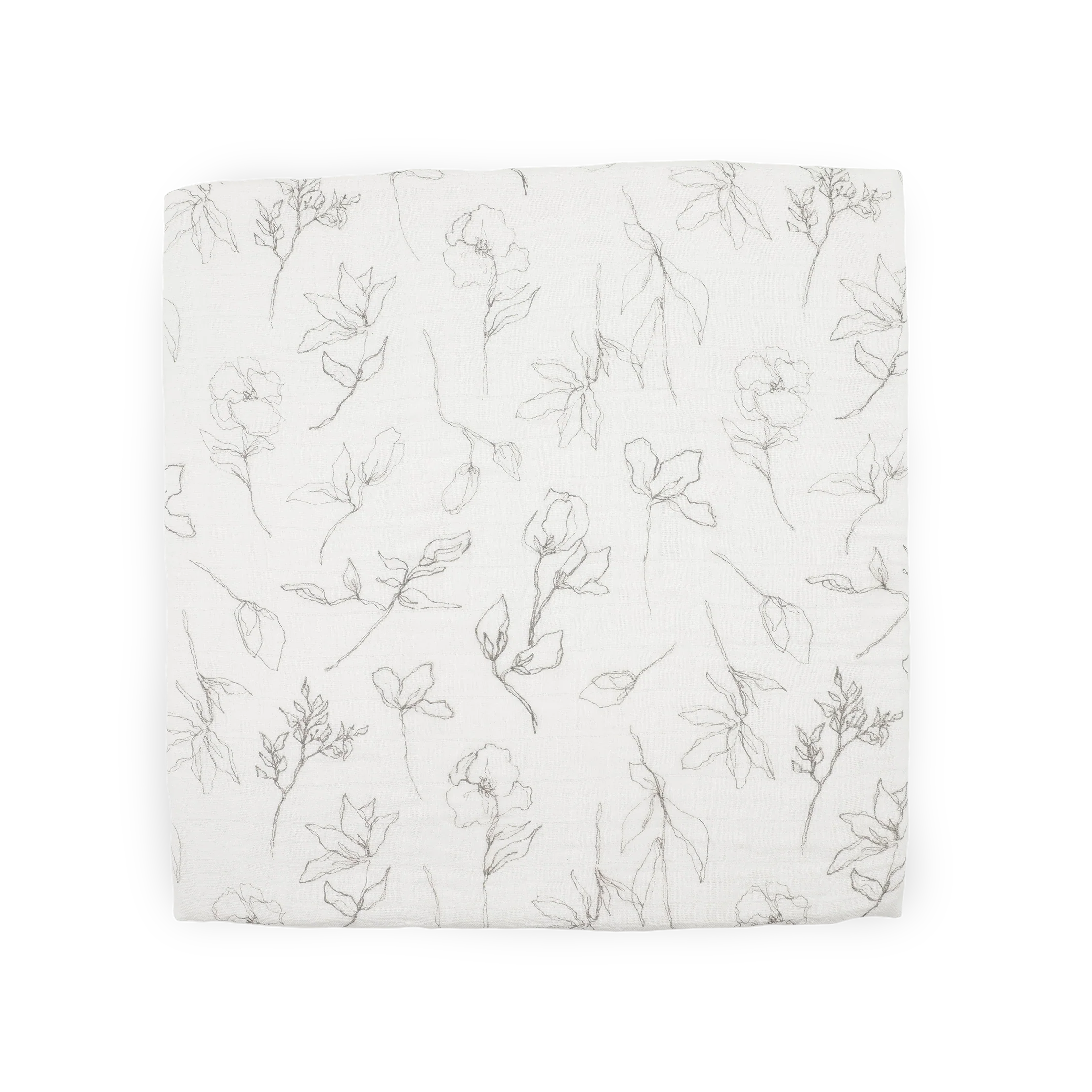 Organic Cotton Muslin Swaddle Blanket 2 Pack - Magnolia - Image 5