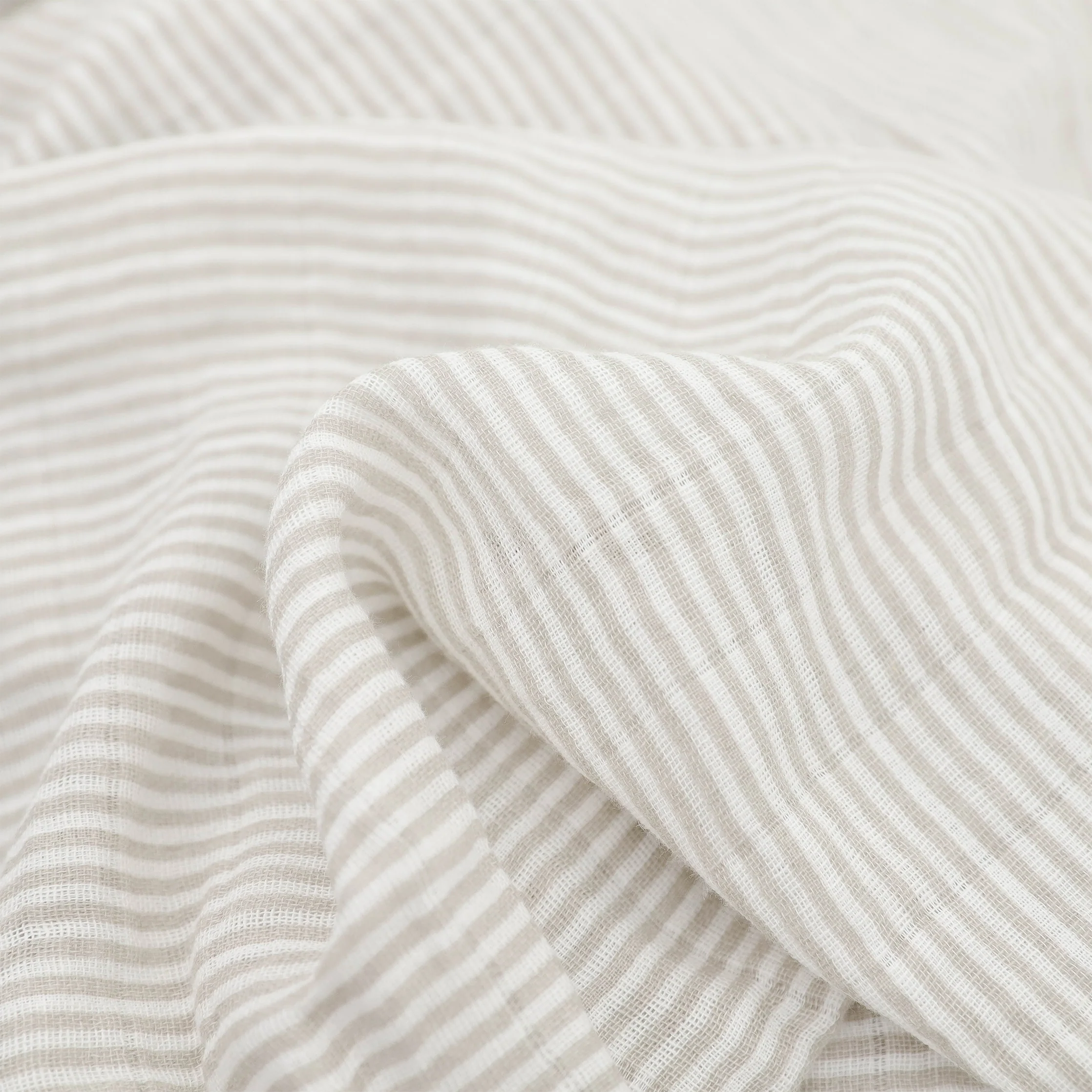 Organic Cotton Muslin Swaddle Blanket 2 Pack - Pewter Planes - Image 3