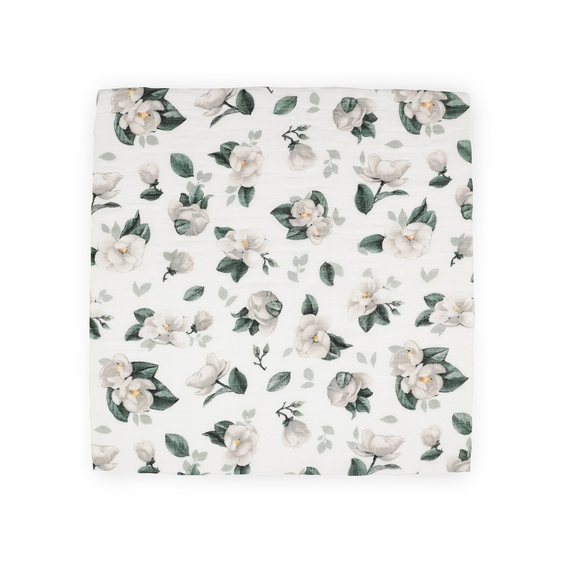 Organic Cotton Muslin Swaddle Blanket - Magnolia - Image 3