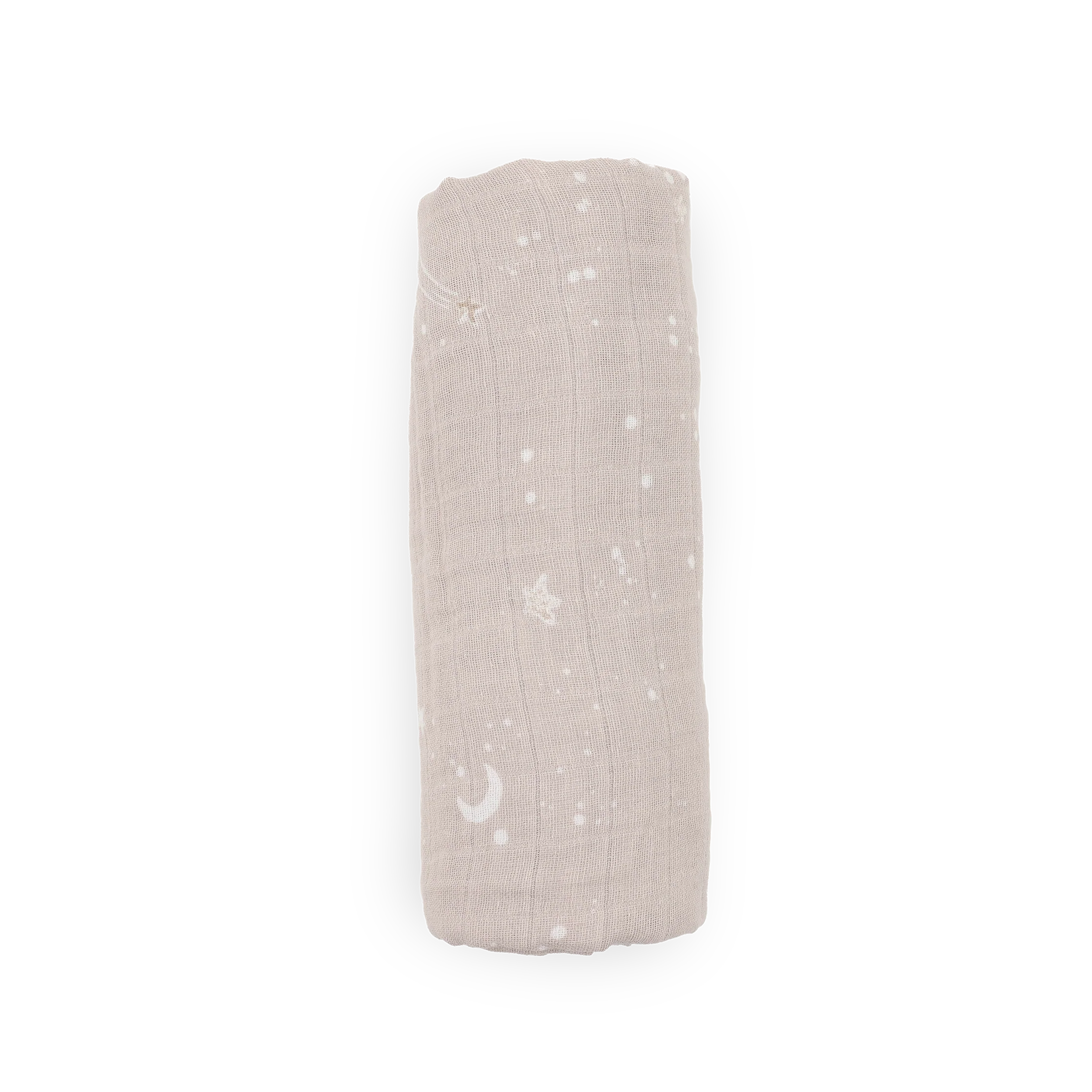 Organic Cotton Muslin Swaddle Blanket - Moon Dust - Image 4