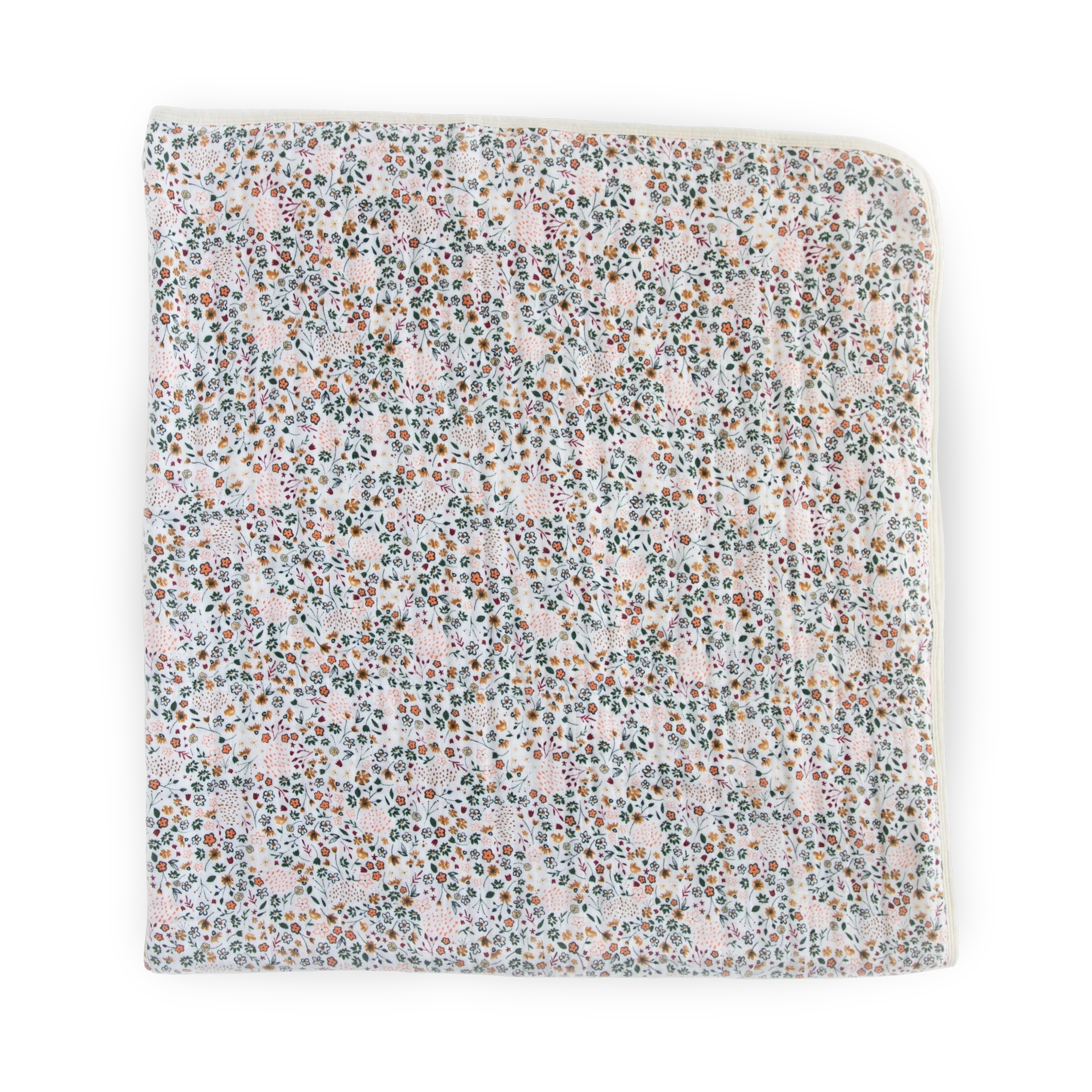 Original Cotton Muslin Quilt - Pressed Petals - Image 3