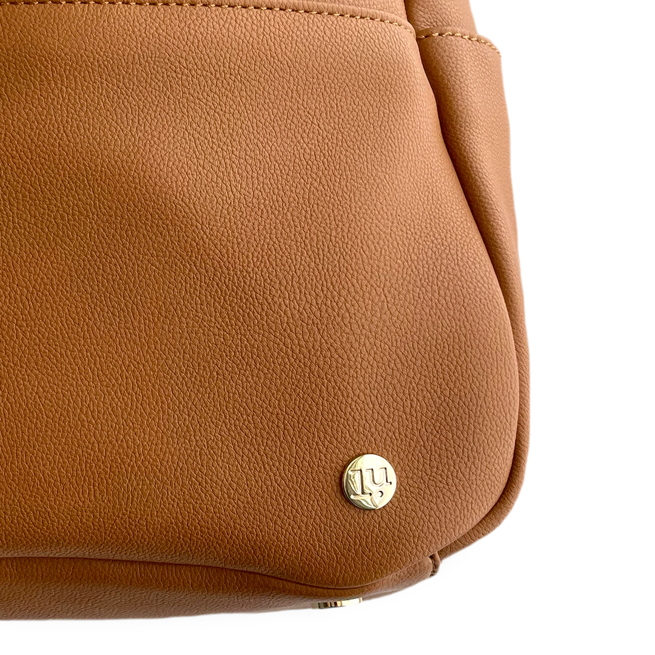 Skyline Backpack Cognac - Gold Hardware - Image 3