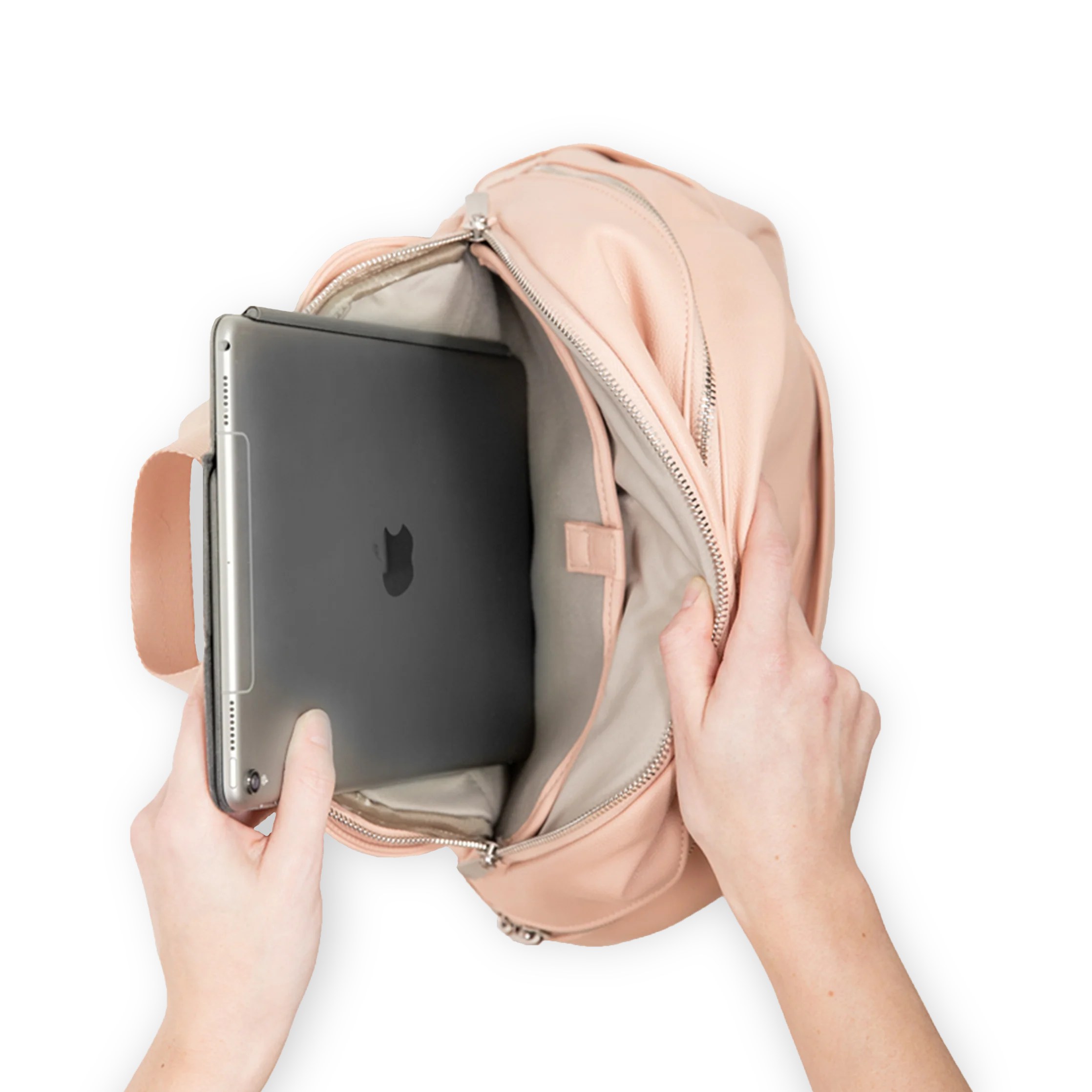 Skyline Backpack Cognac - Gold Hardware - Image 6