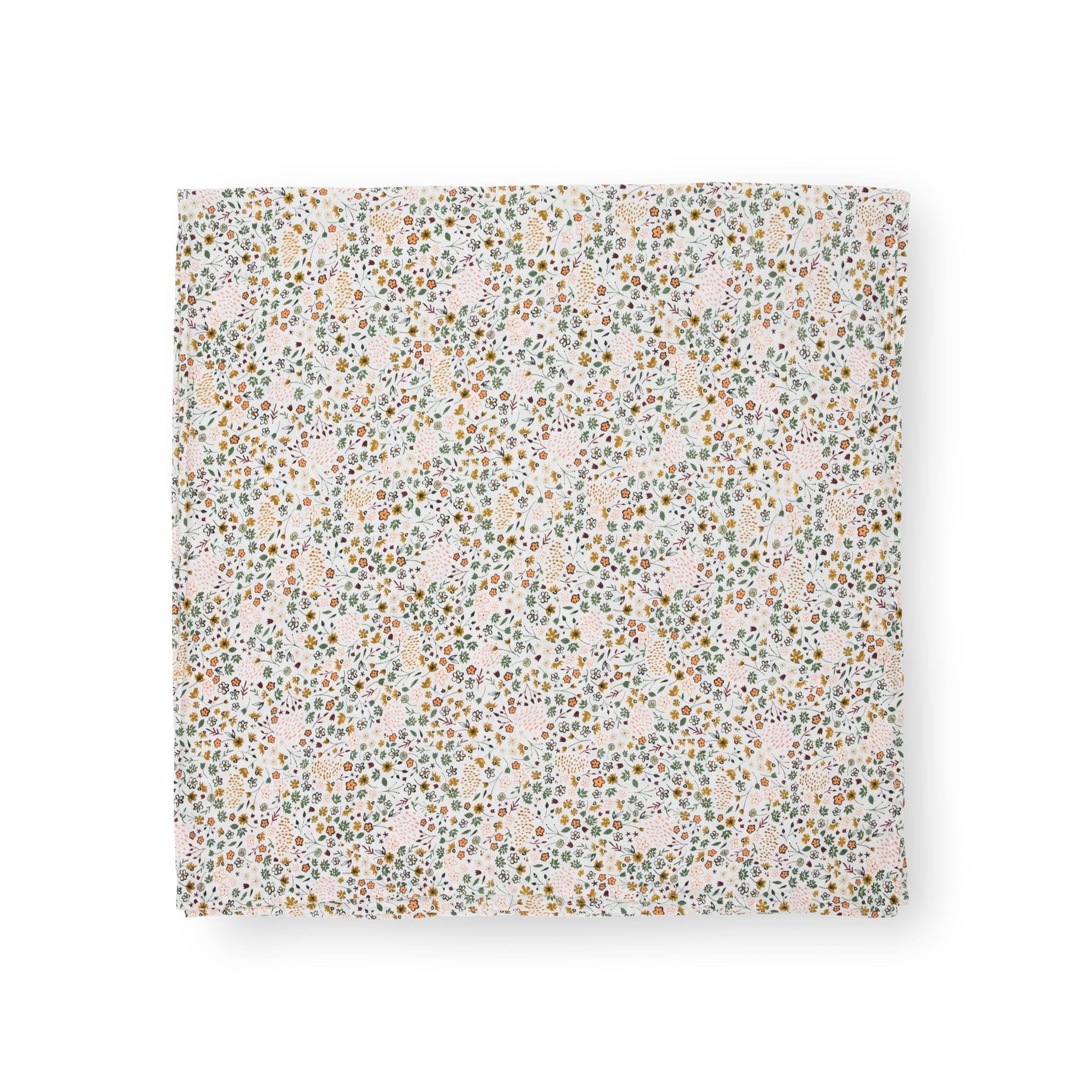 Stretch Knit Swaddle Blanket - Pressed Petals - Image 3